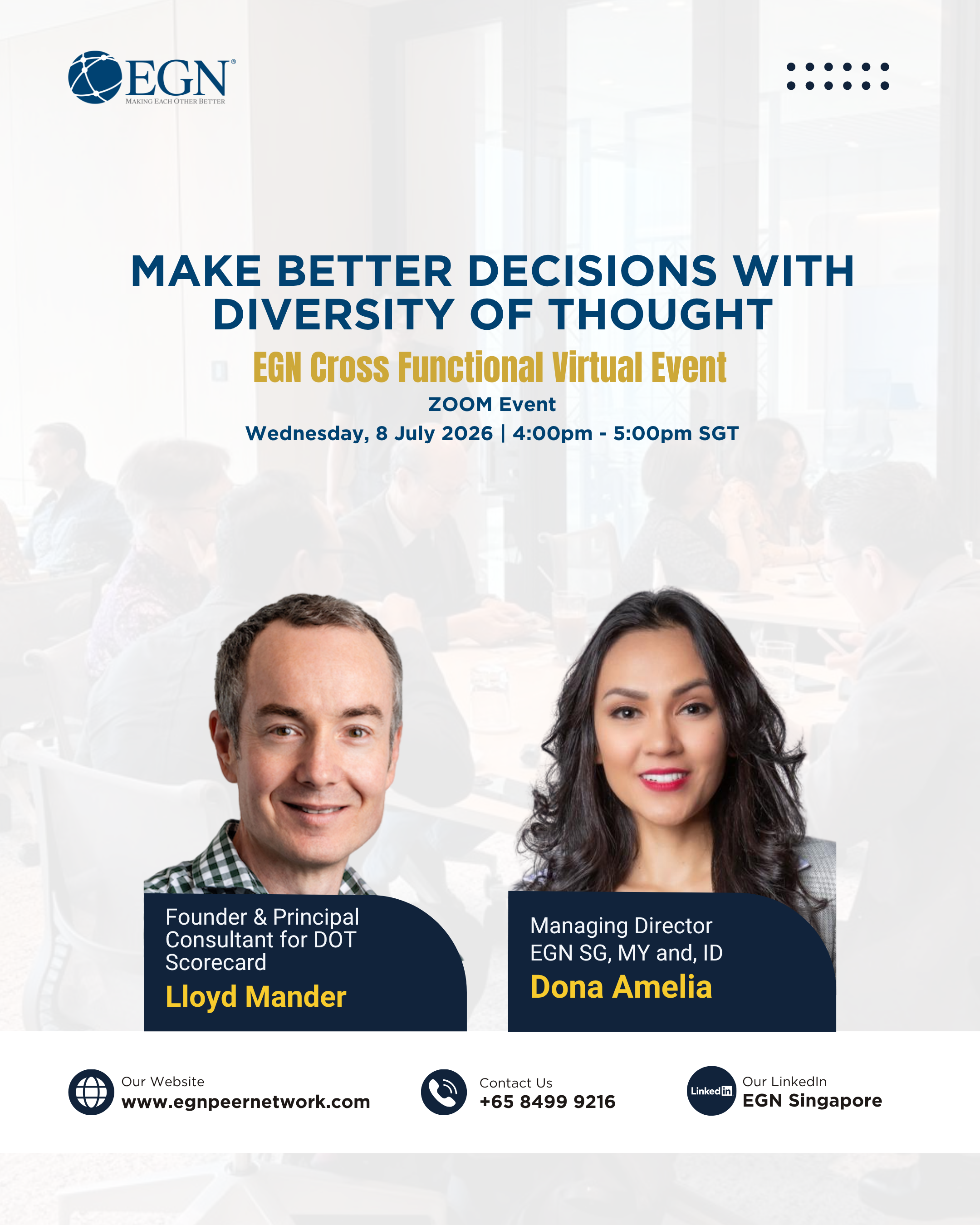 Make Better Decisions with Diversity of Thought