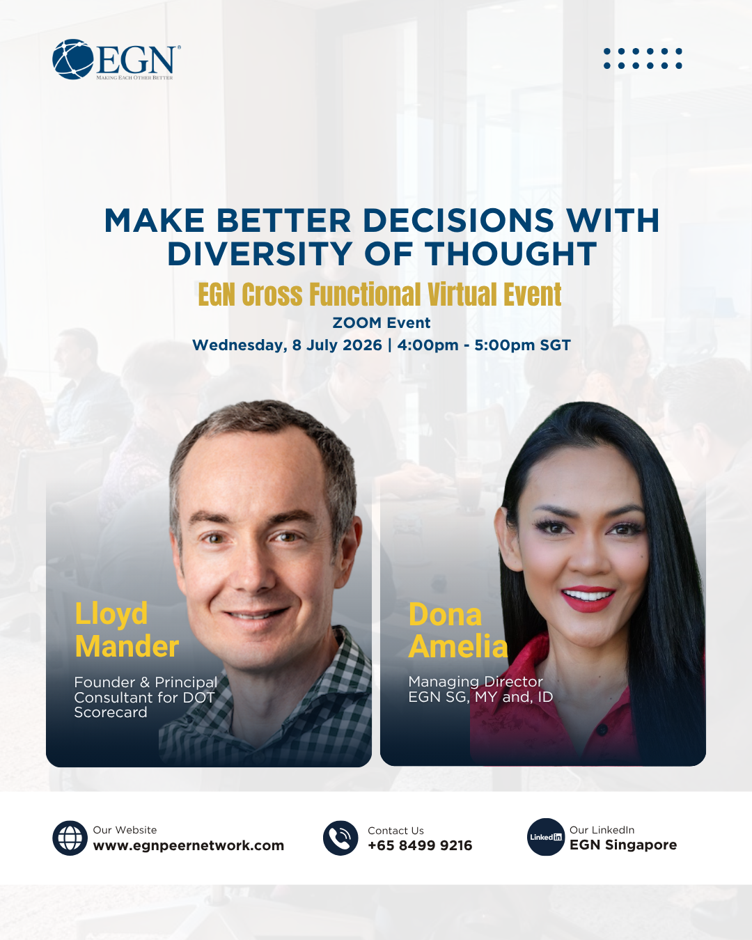 Make Better Decisions with Diversity of Thought