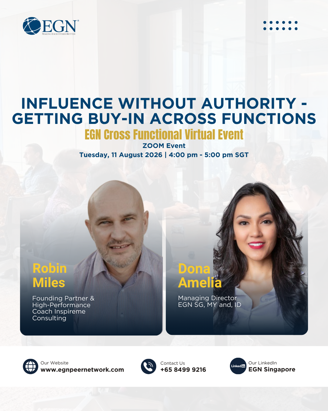 Influence Without Authority: Getting Buy-In Across Functions