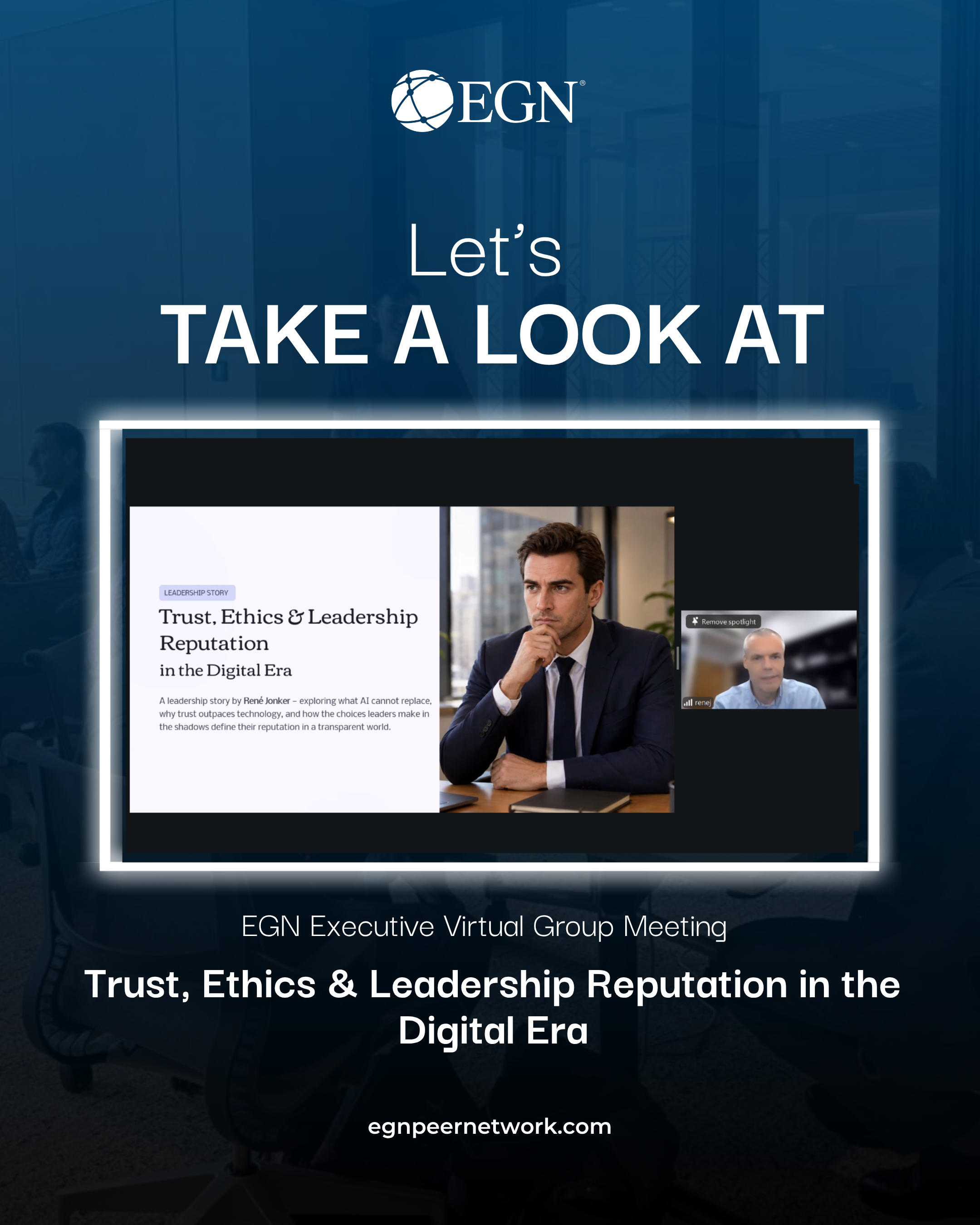 Post Event: Trust, Ethics &amp; Leadership Reputation in the Digital Era