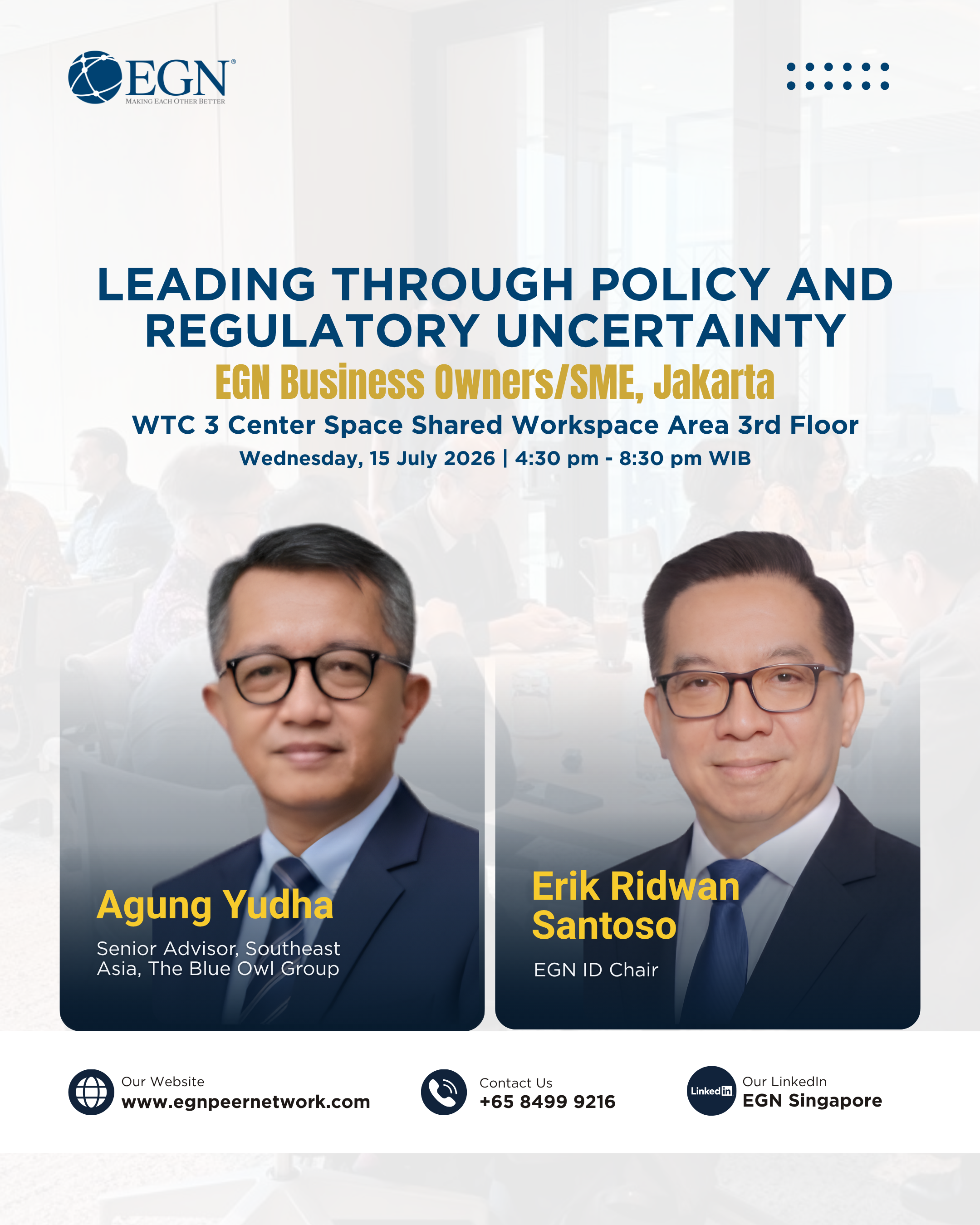 Leading Through Policy and Regulatory Uncertainty