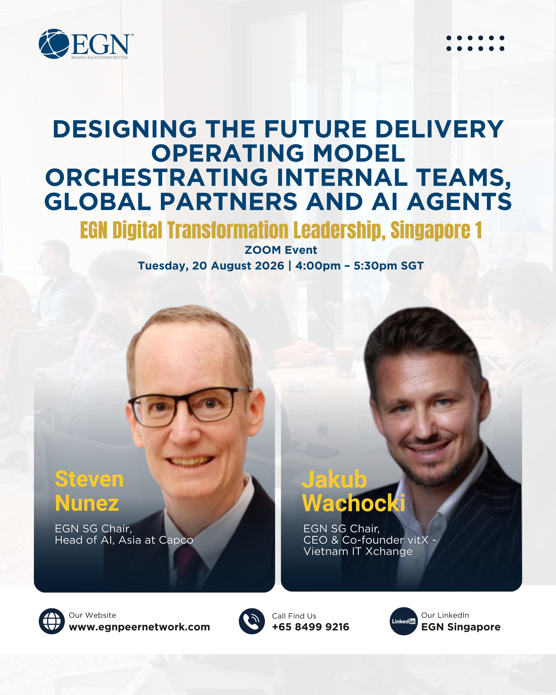 Designing the Future Delivery Operating ModelOrchestrating Internal Teams, Global Partners and AI Agents