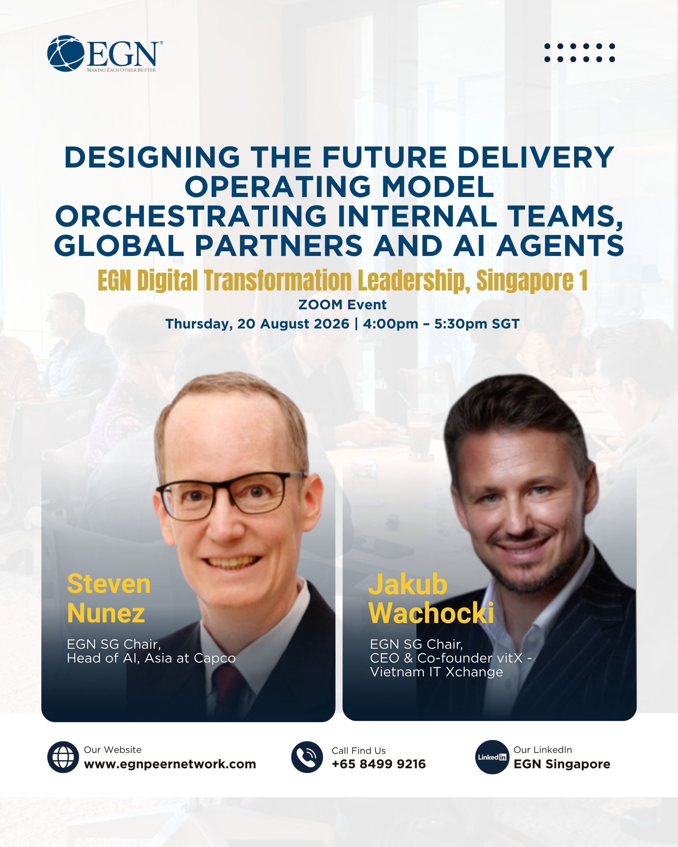 Designing the Future Delivery Operating ModelOrchestrating Internal Teams, Global Partners and AI Agents