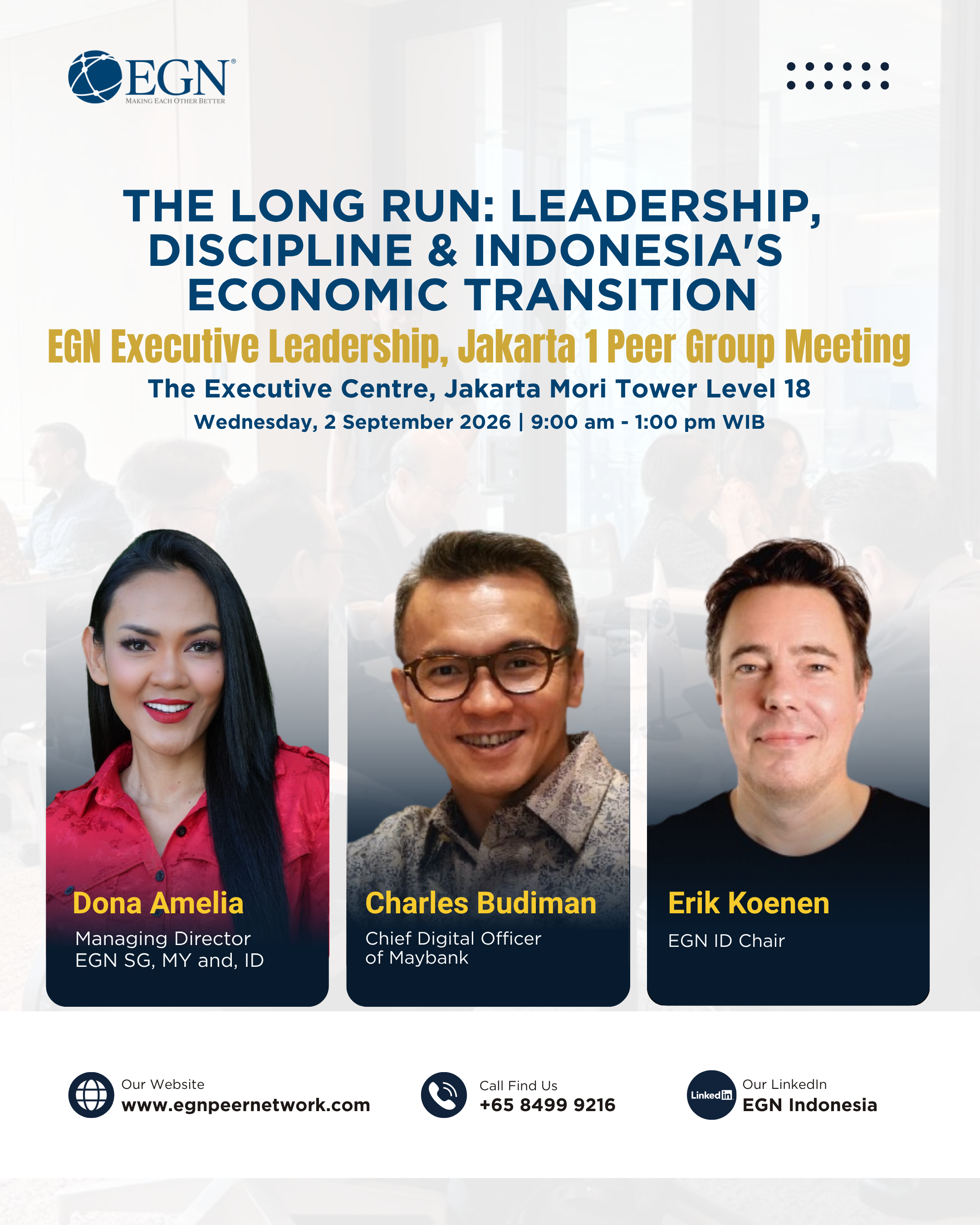 The Long Run: Leadership, Discipline &amp; Indonesia's Economic Transition