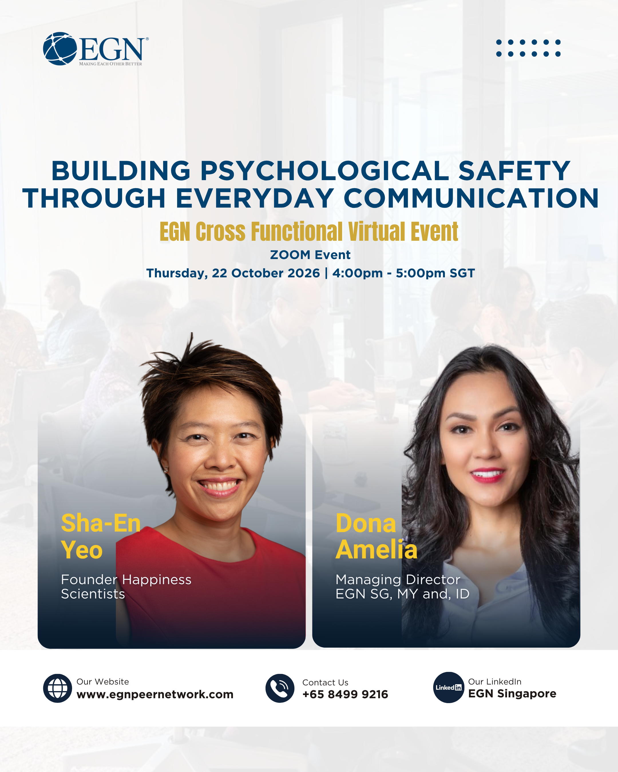 Building Psychological Safety Through Everyday Communication