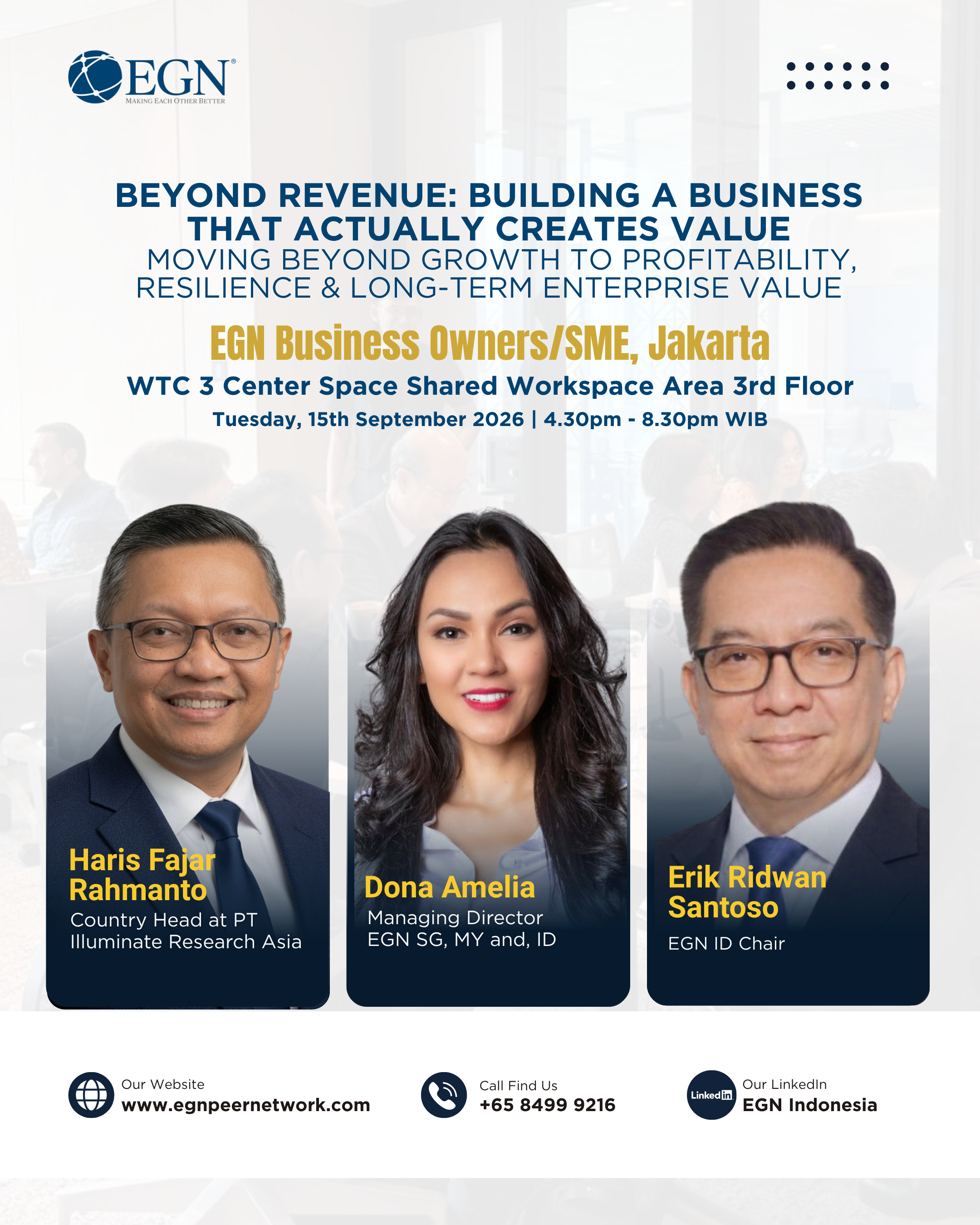 Beyond Revenue: Building a Business That Actually Creates Value Moving Beyond Growth to Profitability, Resilience &amp; Long-Term Enterprise Value