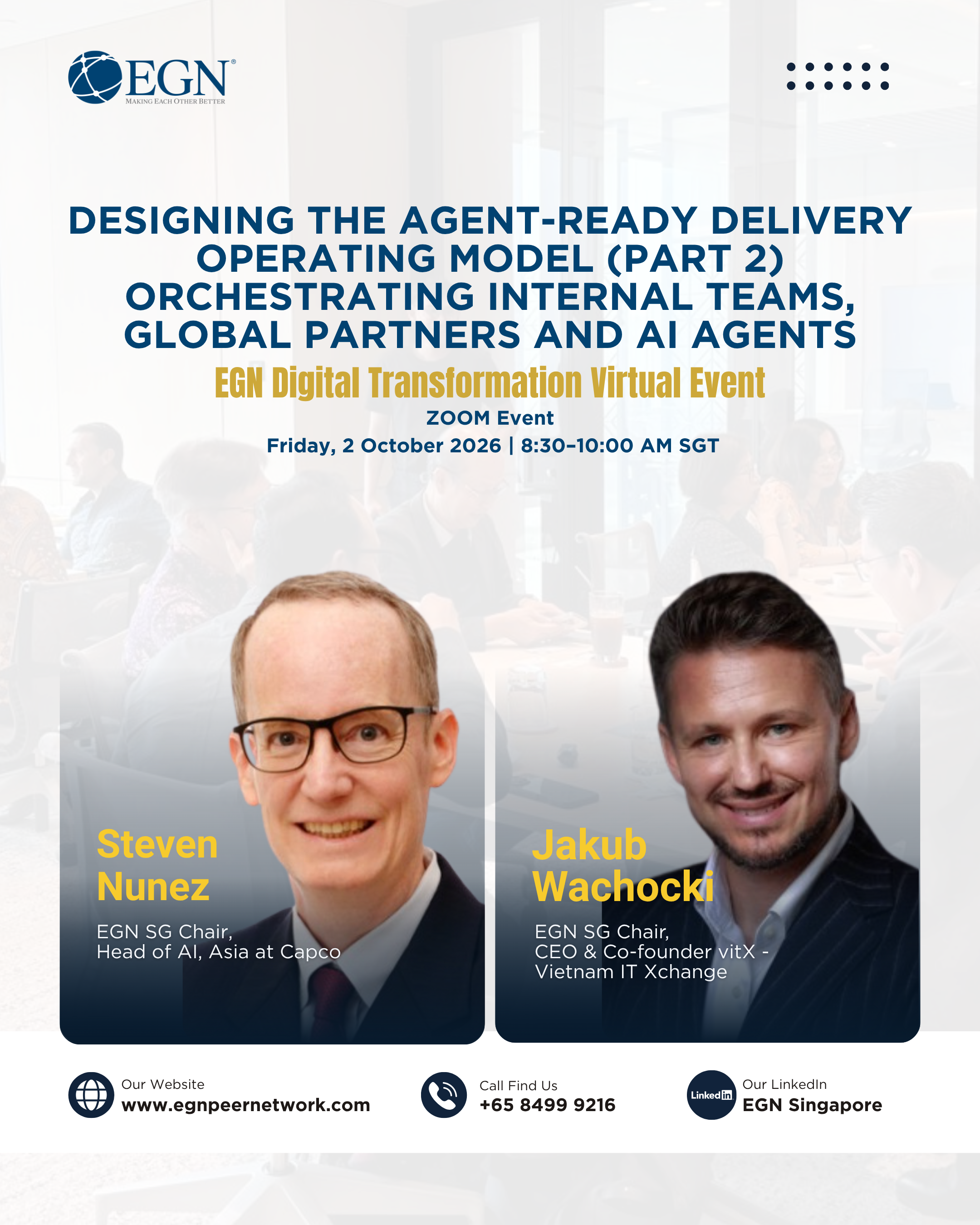Designing the Agent-Ready Delivery Operating Model (Part 2) Orchestrating Internal Teams, Global Partners and AI Agents