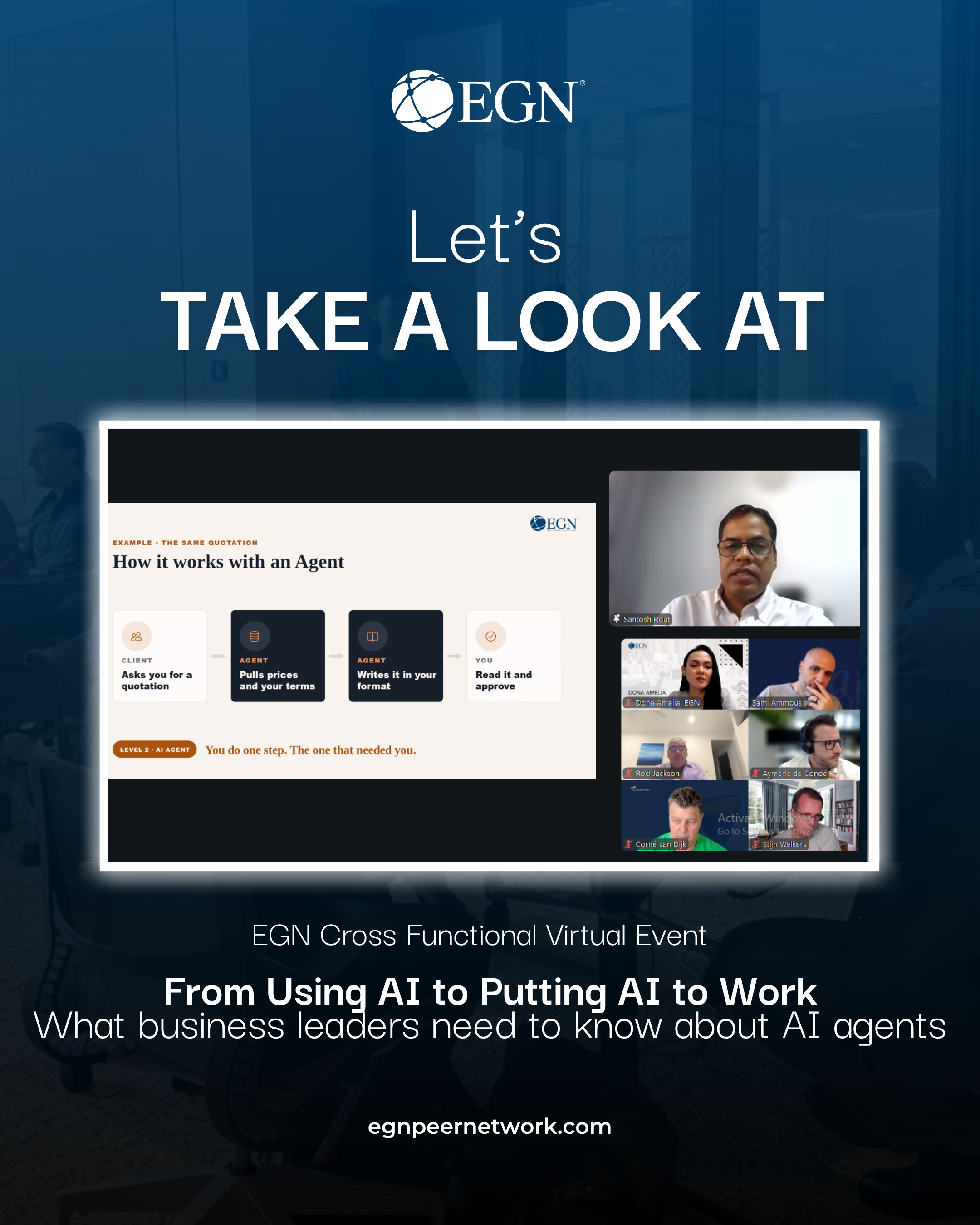 Post Event: From Using AI to Putting AI to Work What business leaders need to know about AI agents