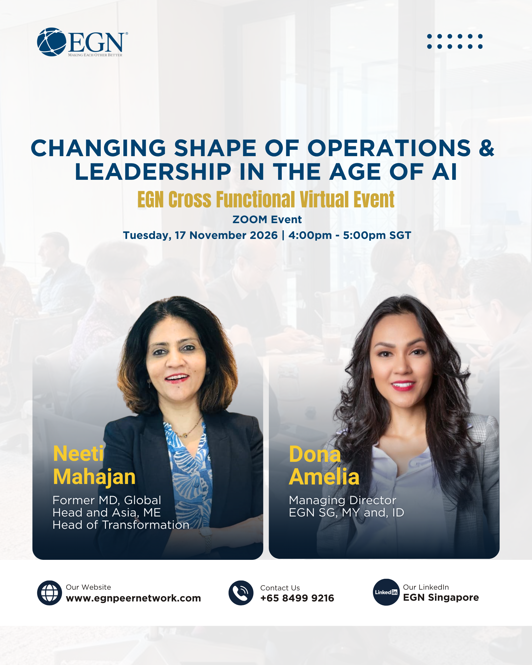 Changing Shape of Operations &amp; Leadership in the Age of AI