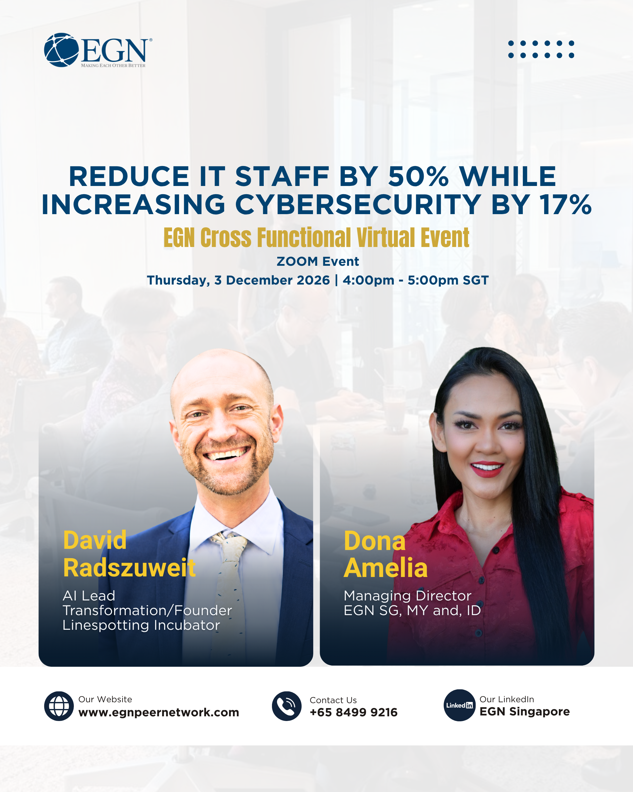 Reduce IT Staff by 50% While Increasing Cybersecurity by 17%