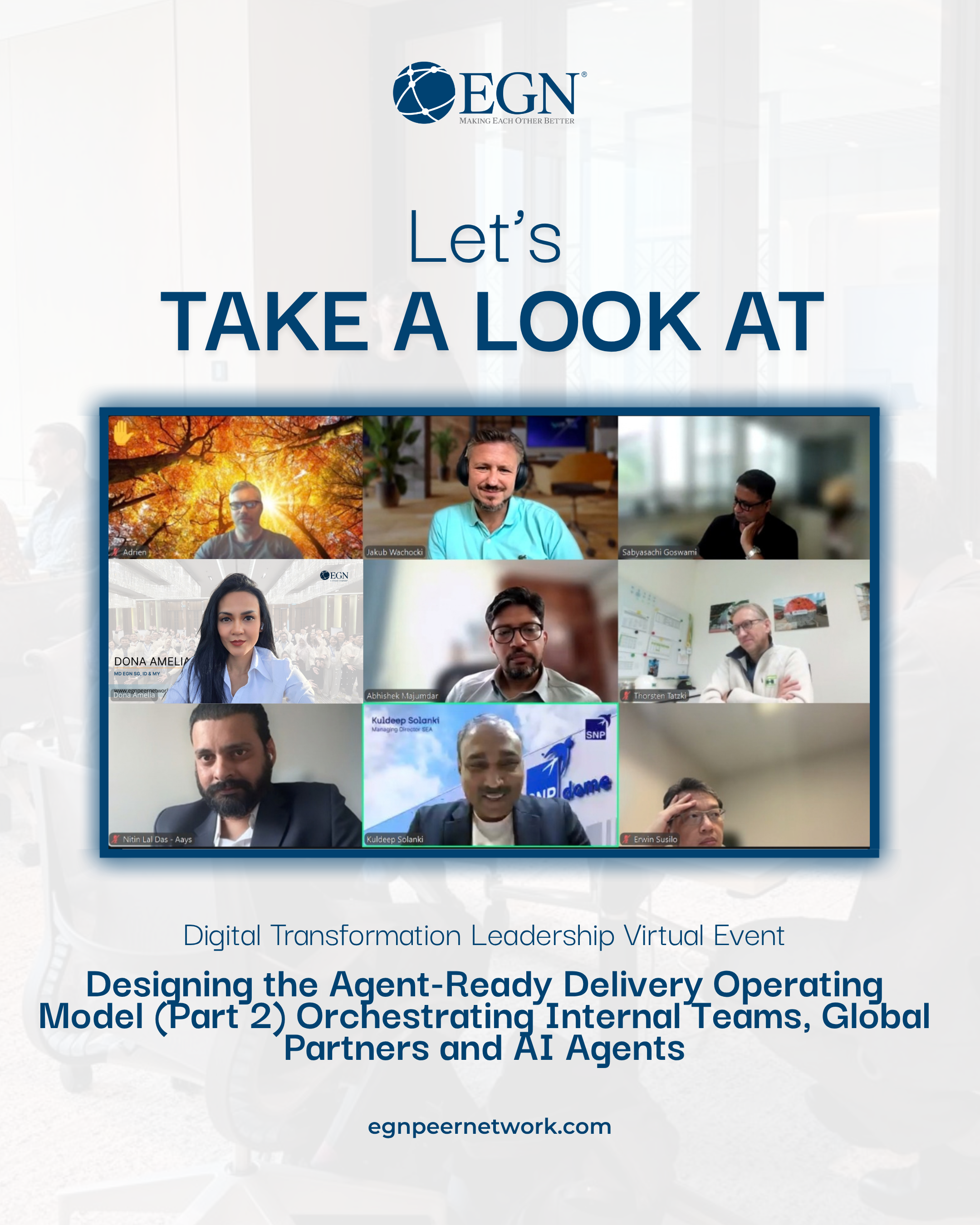 Post Event: Designing the Agent-Ready Delivery Operating Model (Part 2) Orchestrating Internal Teams, Global Partners and AI Agents