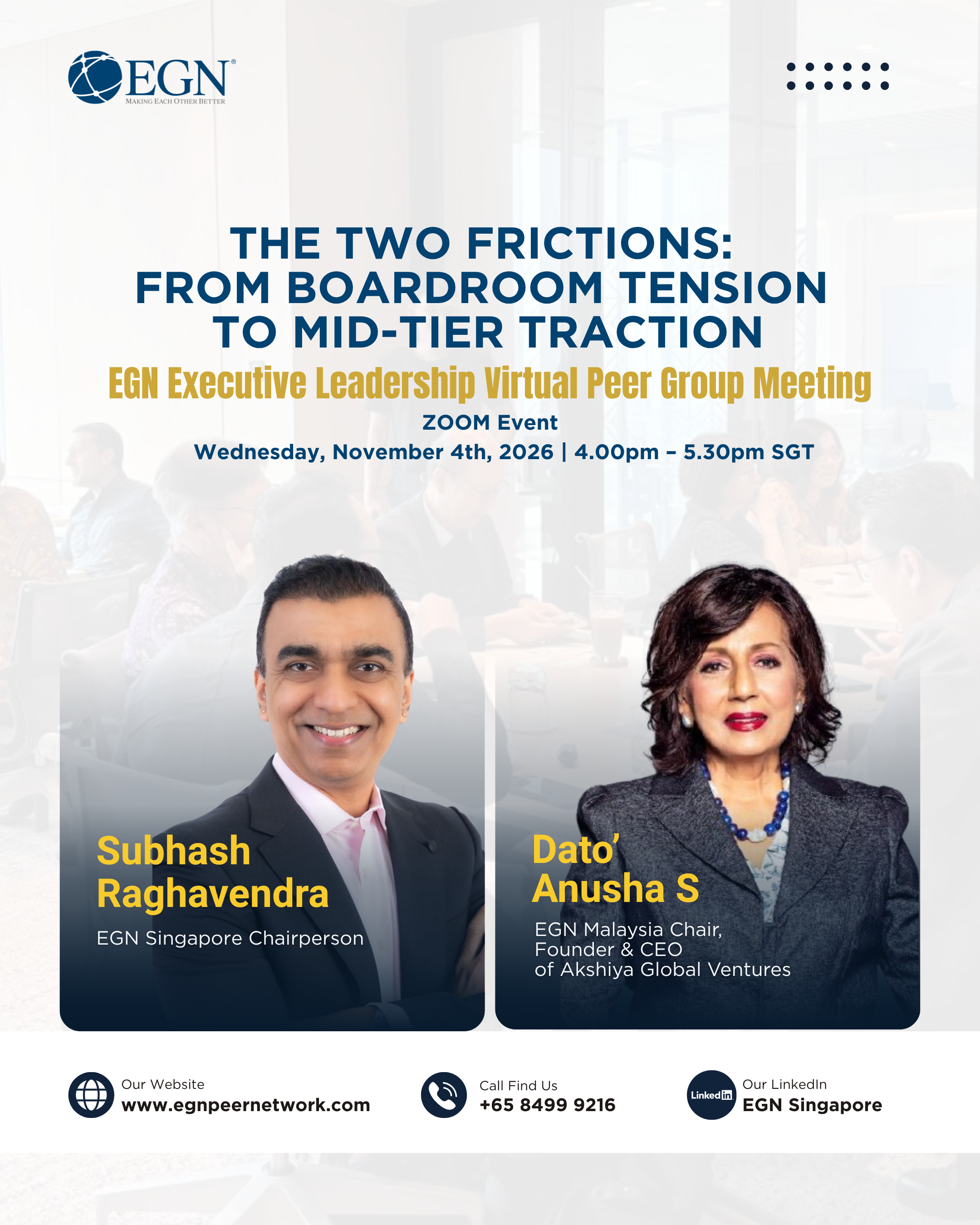 The Two Frictions:From Boardroom Tensionto Mid-Tier Traction