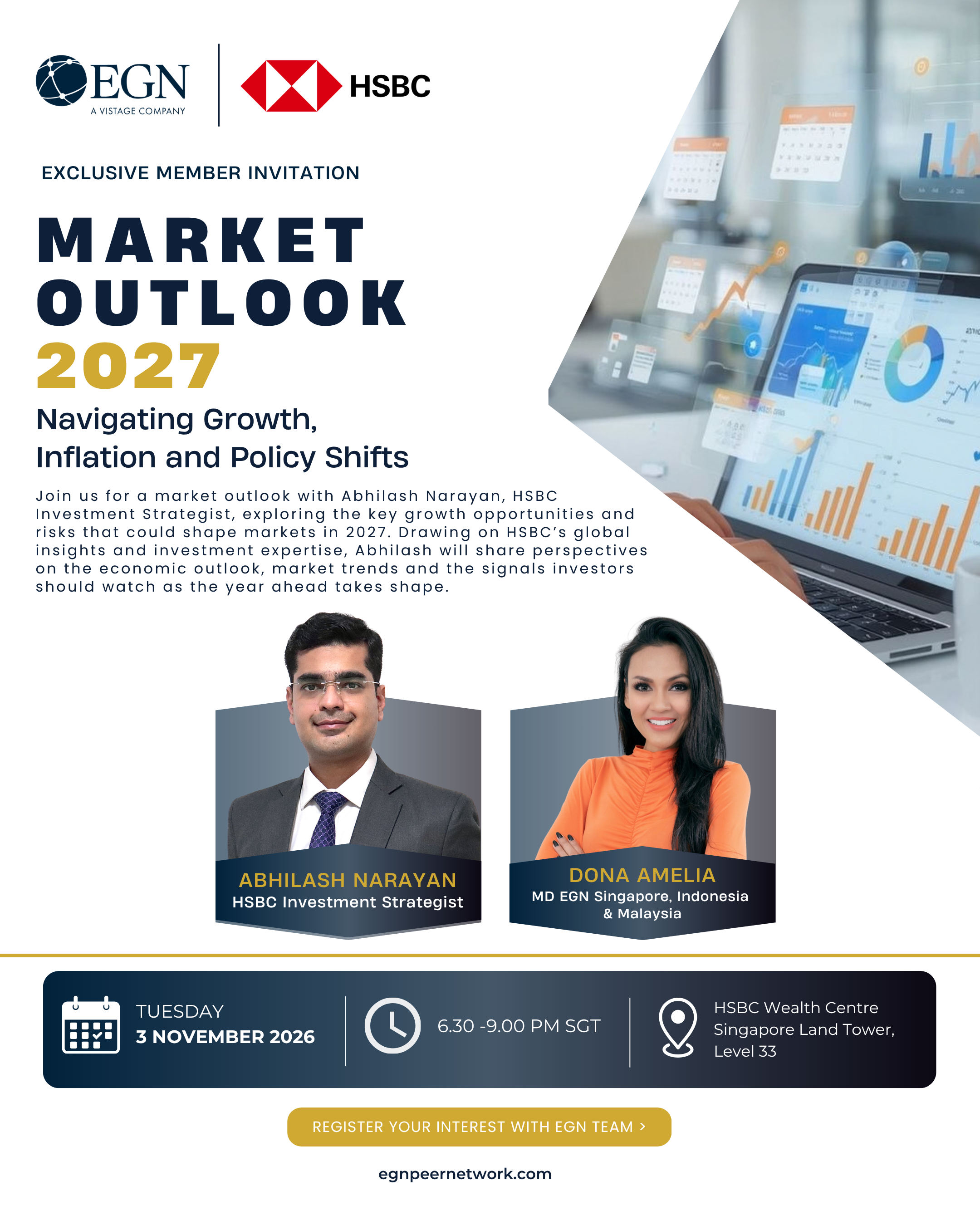 Exclusive EGN Singapore × HSBC | Market Outlook 2027 – Navigating Growth, Inflation and Policy Shifts
