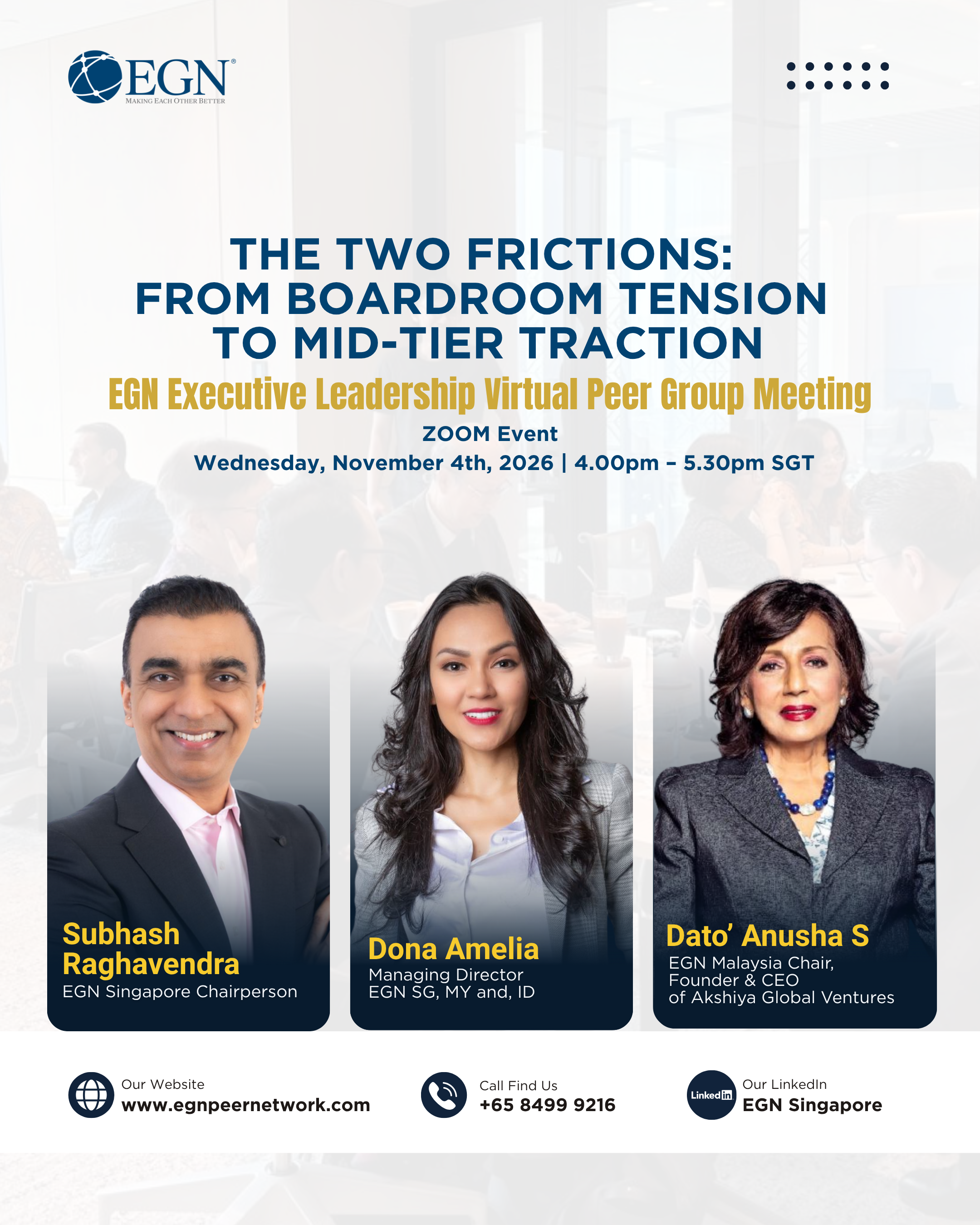 The Two Frictions:From Boardroom Tensionto Mid-Tier Traction