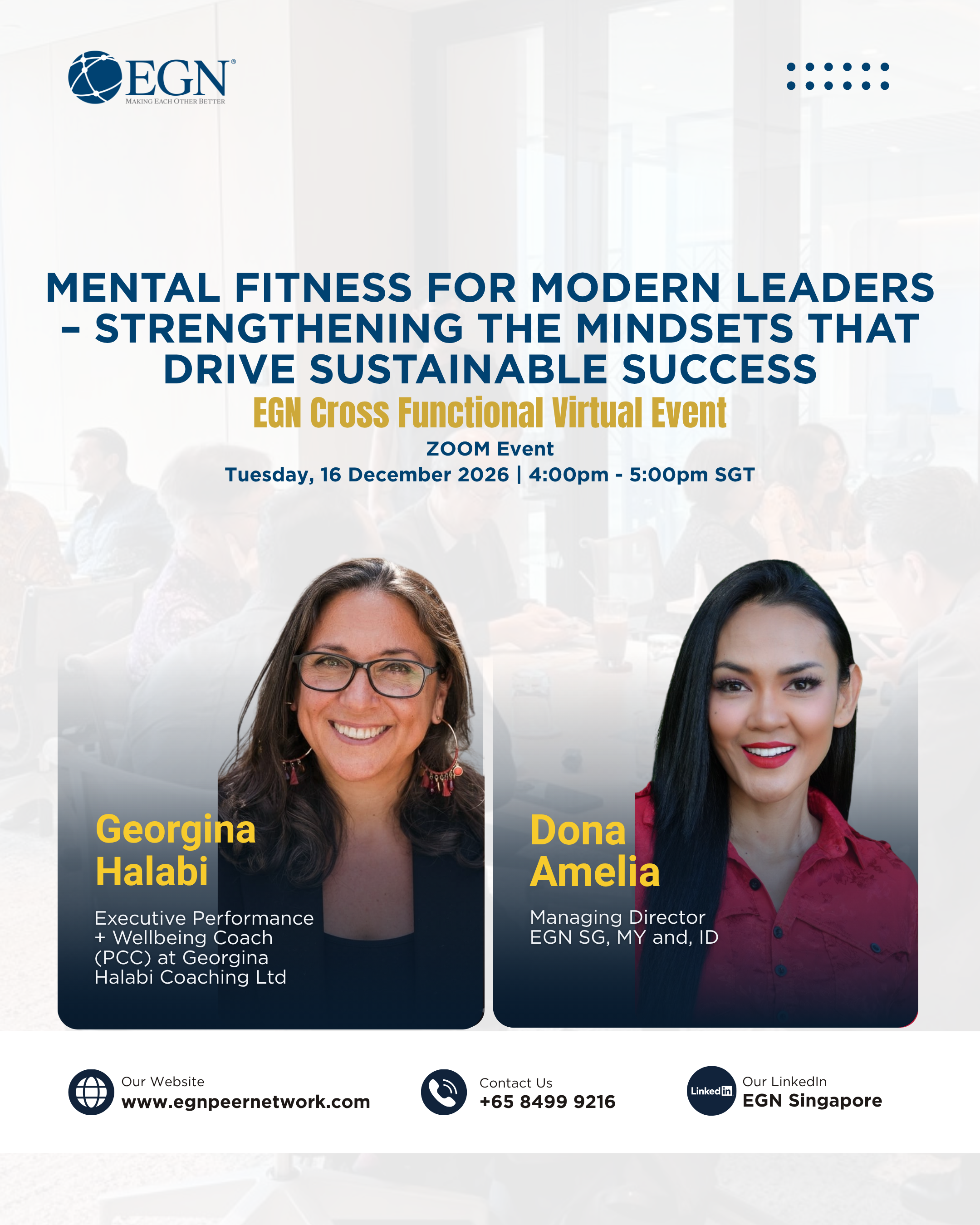Mental Fitness for Modern Leaders – Strengthening the Mindsets That Drive Sustainable Success