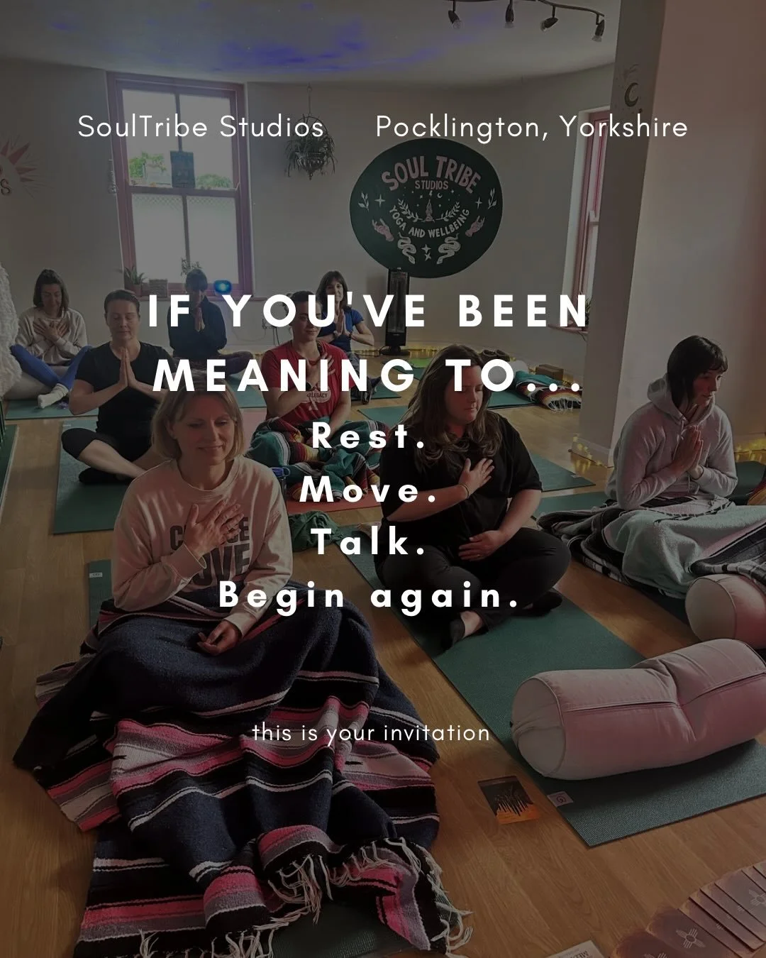 In a world that seems determined to sell us a new personality every five minutes, here are a few things I&rsquo;m offering instead.

Movement. Conversation. Rest. Community.

The chance to put your phone down for a bit and remember you&rsquo;re a hum
