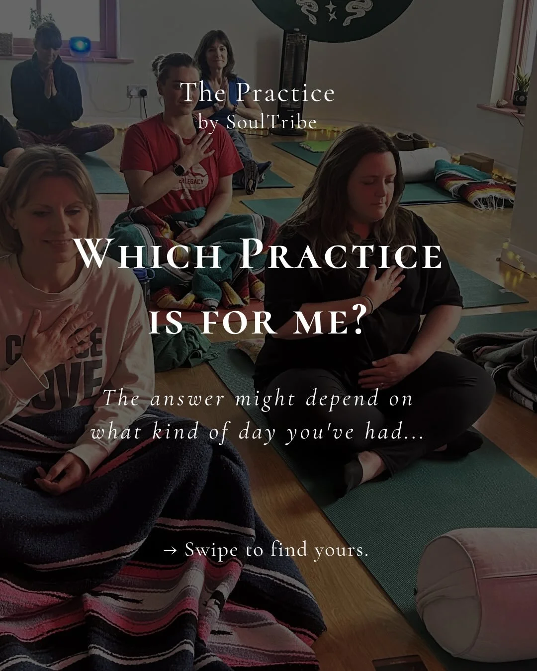 This is exactly why I created The Practice.

Not because I wanted nine different yoga classes, but because life asks different things of us on different days.

Some days we need to move.
Some days we need to cry.
Some days we need to shake off the st