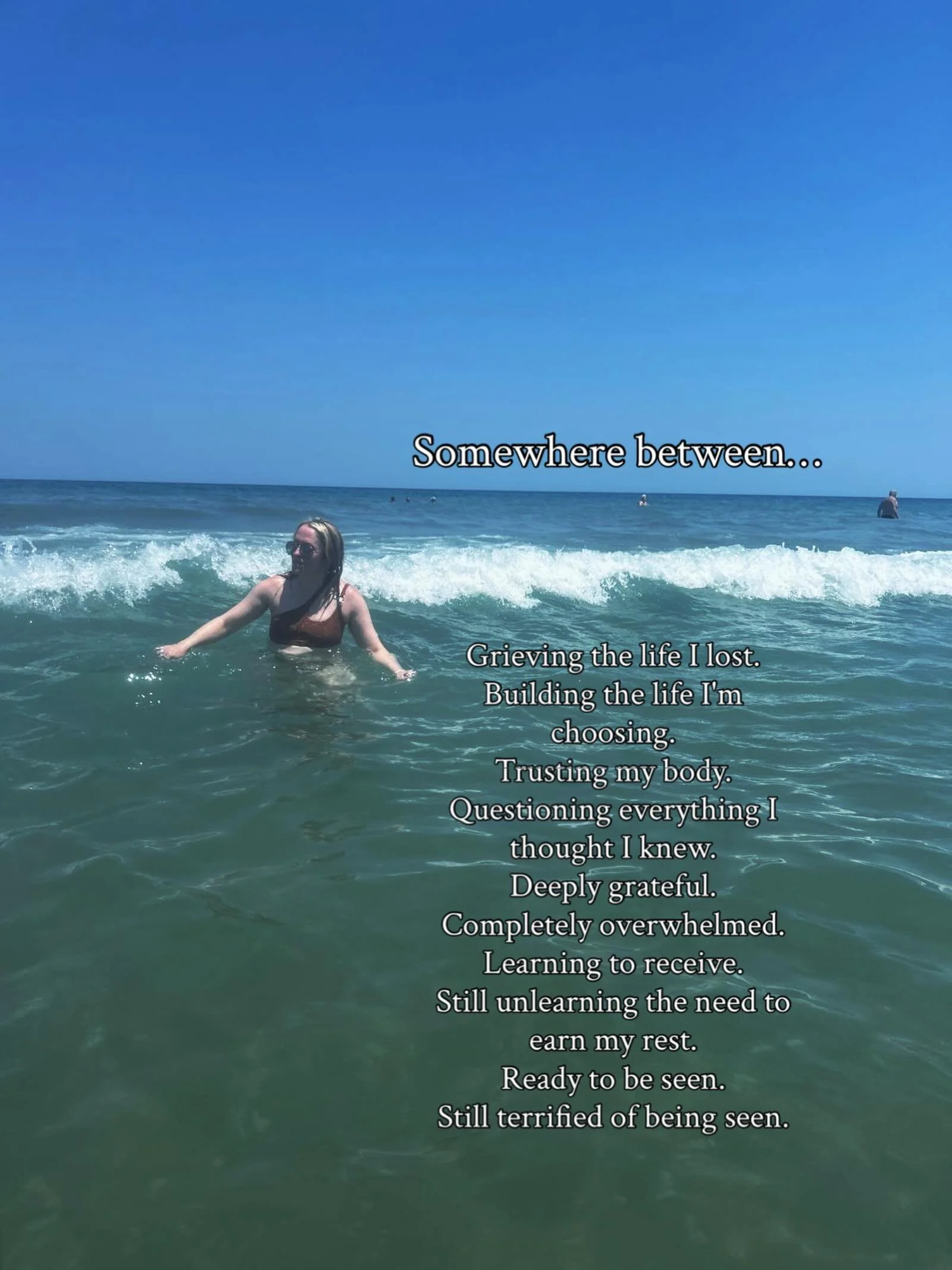 I think life is rarely one thing. Two things can simultaneously be true, and often are.

It&rsquo;s entirely possible to be grieving what you&rsquo;ve lost while quietly falling in love with what&rsquo;s coming next.

To feel exhausted and deeply hop