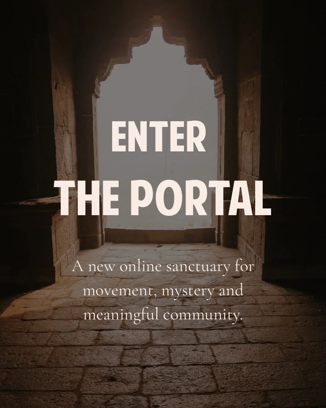 I have created The Portal because I needed somewhere like this myself at some point many points in my life.

Over the last few years life has shown me - loud and clear - that it doesn&rsquo;t always move seamlessly from one socially prescribed checkp