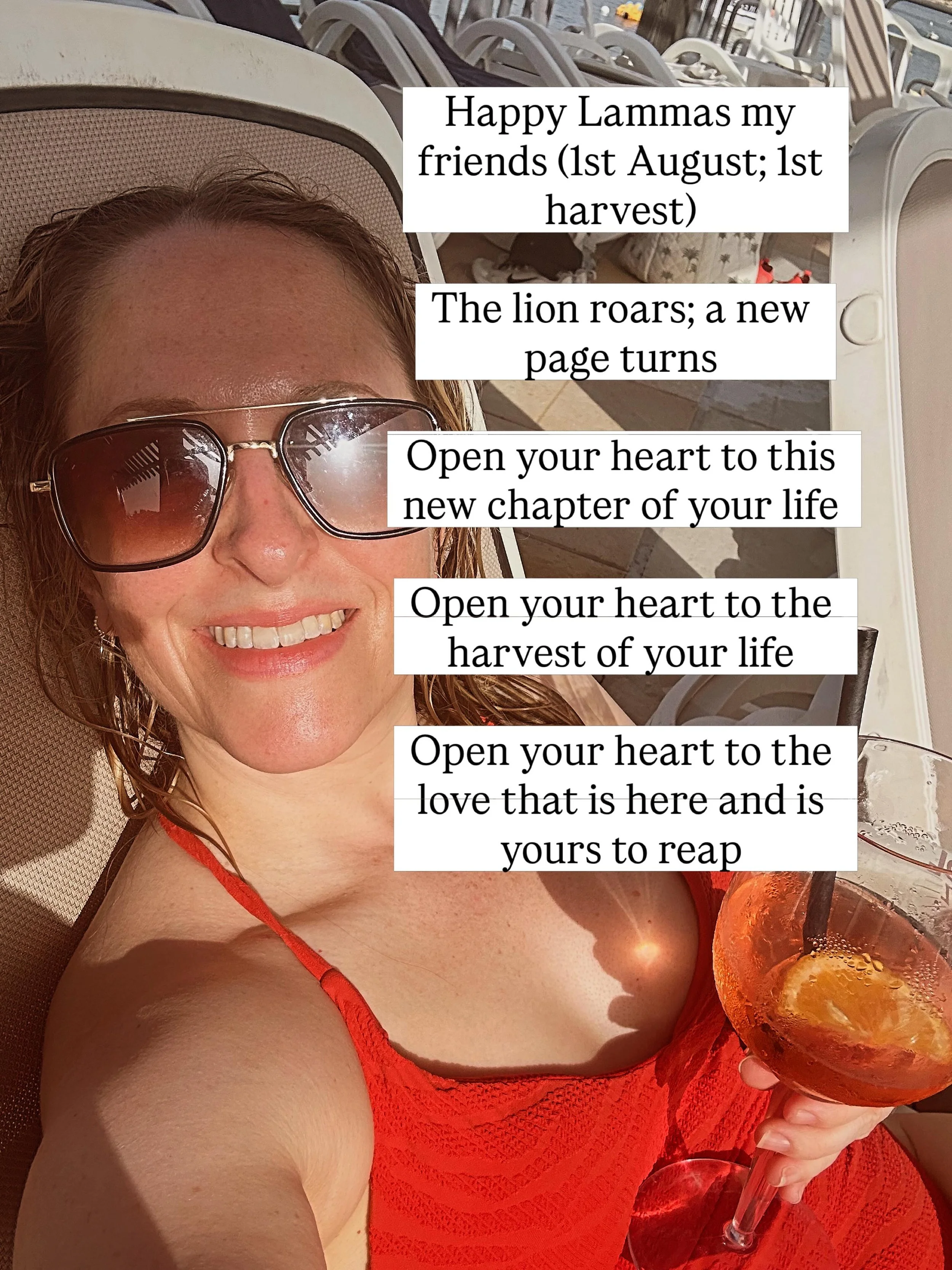 Feeling some big shifts as the page turns with a new month this Lammas.

And yes, a lot of this has to do with finding the lion-hearted courage to follow what feels true in my heart, right now. Here are a few of those things - maybe you can relate?

