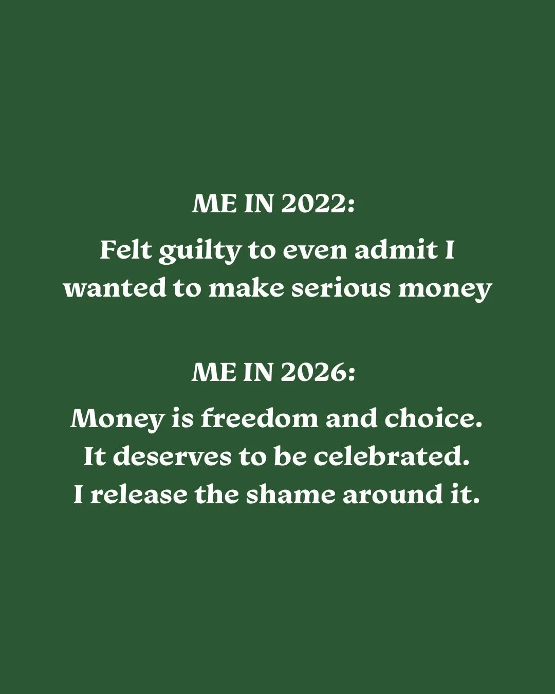 Growth doesn&rsquo;t always look like a breakthrough. Sometimes it&rsquo;s just quietly becoming someone who wouldn&rsquo;t recognise their old self&rsquo;s rules.

I&rsquo;m not the same person I was in 2022. Not even the same person I was six month