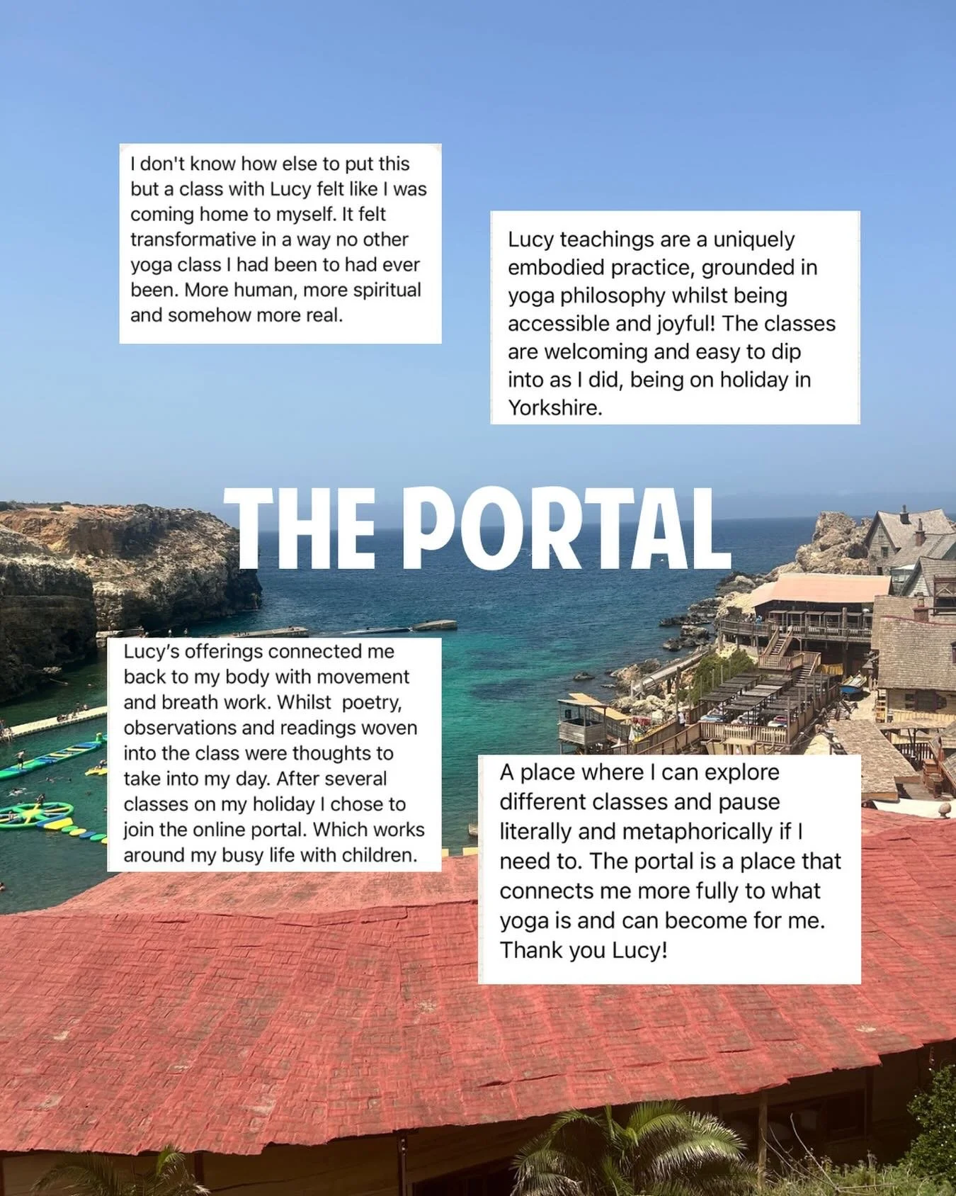 These aren&rsquo;t just kind words, this is what happens when people give The Portal a chance. 🌙

A place to come home to yourself. A place to pause, literally and metaphorically. A spiritual membership that works around real, busy lives, and travel