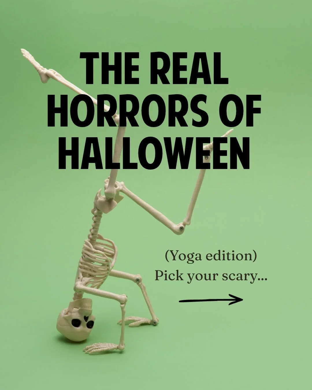 Happy Halloween. Here are the real horrors of a yoga class.

Your phone going off on full volume. A stomach growl (or worse!) in the quietest moment of the class. A &ldquo;gentle flow&rdquo; that turns out to be twenty-two sun salutations.

Most of t