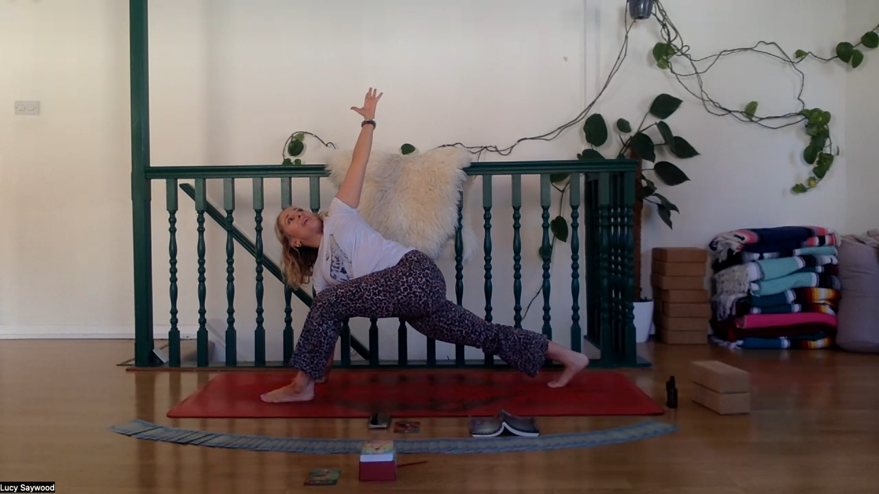 Morning Flow yoga class with sunlight streaming through SoulTribe Studio windows in Pocklington, energising start to the day.