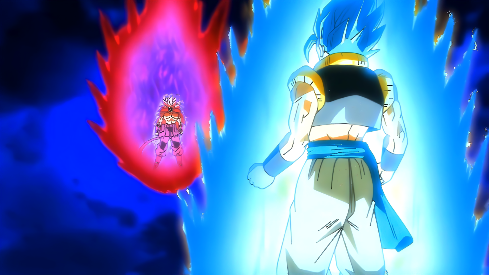 GOGETA IS EVOLVING! Gogeta Blue Evolved VS Goku Black! Super