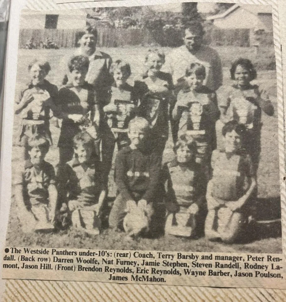 1980's U10 Coach Terry Barsby