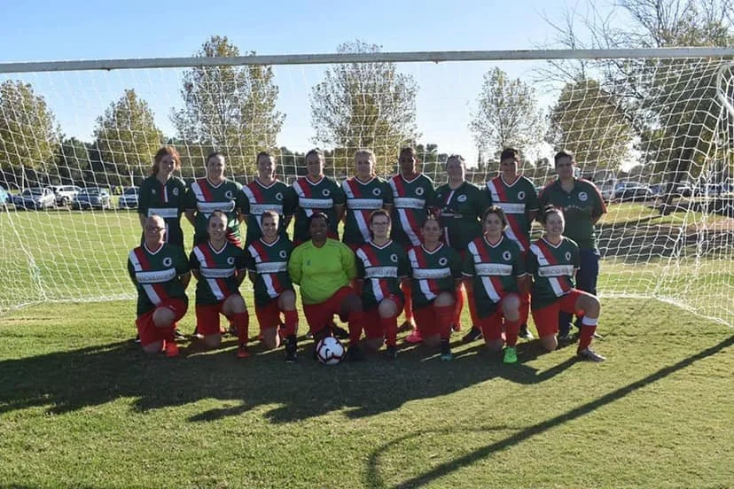 All Age Womens Team  
Pictured: Roxanne Farrelly, Charlotte Leube, Joy McCarthy-Moses, Nyoka Joseph, Jane Pearce, Kylie Louise, Jess Louise, Mel Gleeson, Rach West
