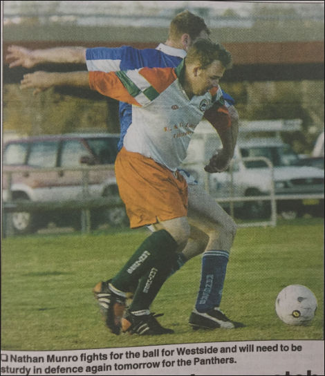 2002 Newspaper clipping Nathan Munro