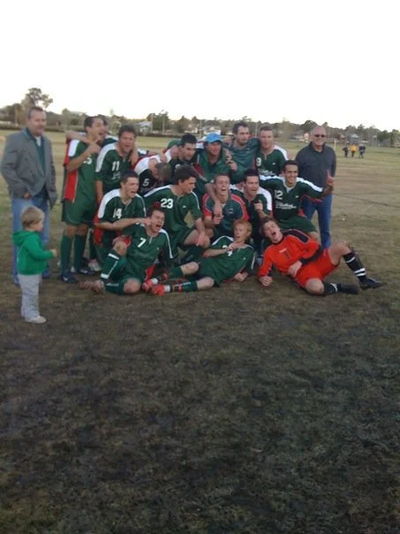 2010 - Unknown team   
Pictured Mitch Day, Paul Simson, Daniel Gilholme, David Ivers, Marty Raines. Pat Auld, Brandon Tibbins