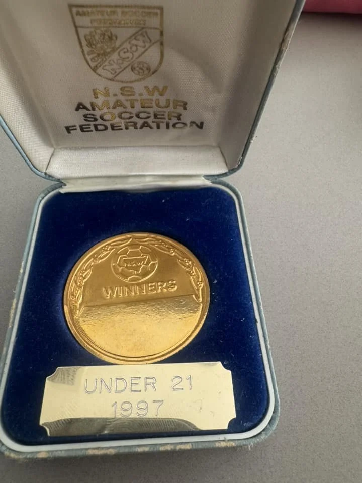 1997 U21 Winner medals