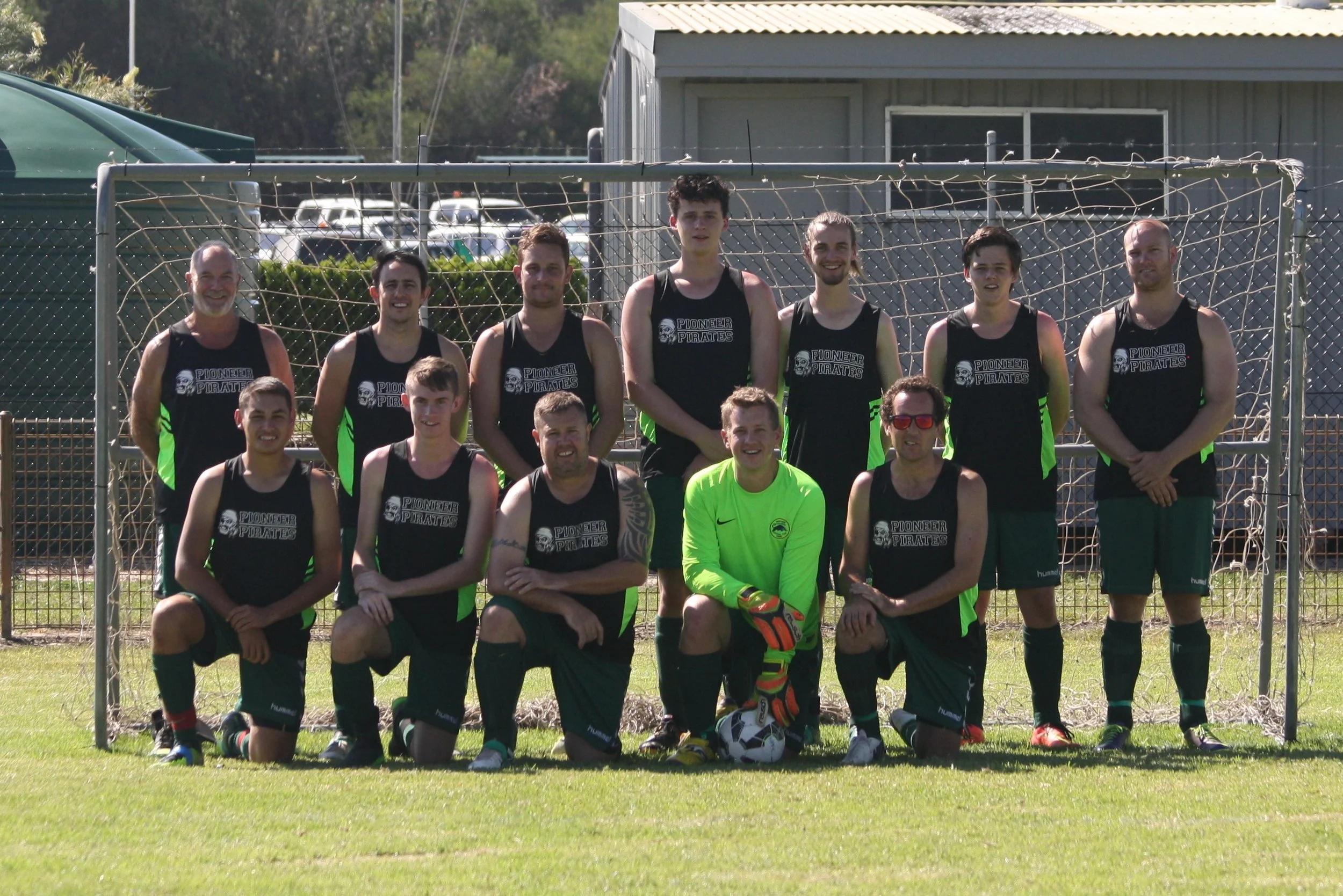 2017 - Pioneer Pirates  
Back: Tony Martin, Guy Powyer, Matt Joseph, Alex Hangan, Issac Maginnis, Tom Browning, Anthony Martin  
Front: Brad Beard, Josh Allen, Daniel Smith, Josh Bernard, Damien Huckle