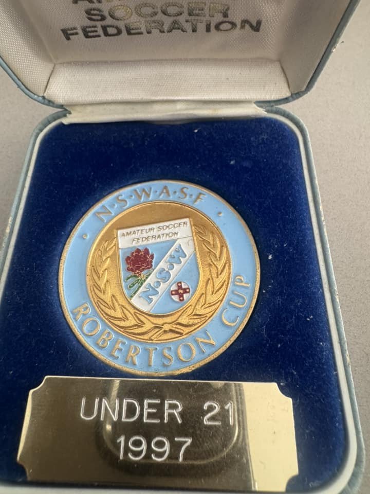 1997 U21's Robertson Cup medal