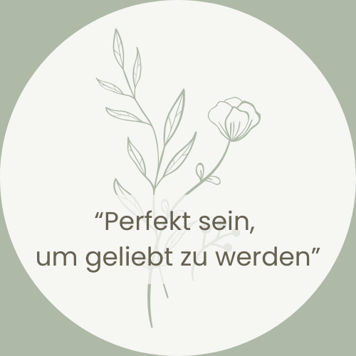 Bild Blume - Perfekt sein, um geliebt zu werden