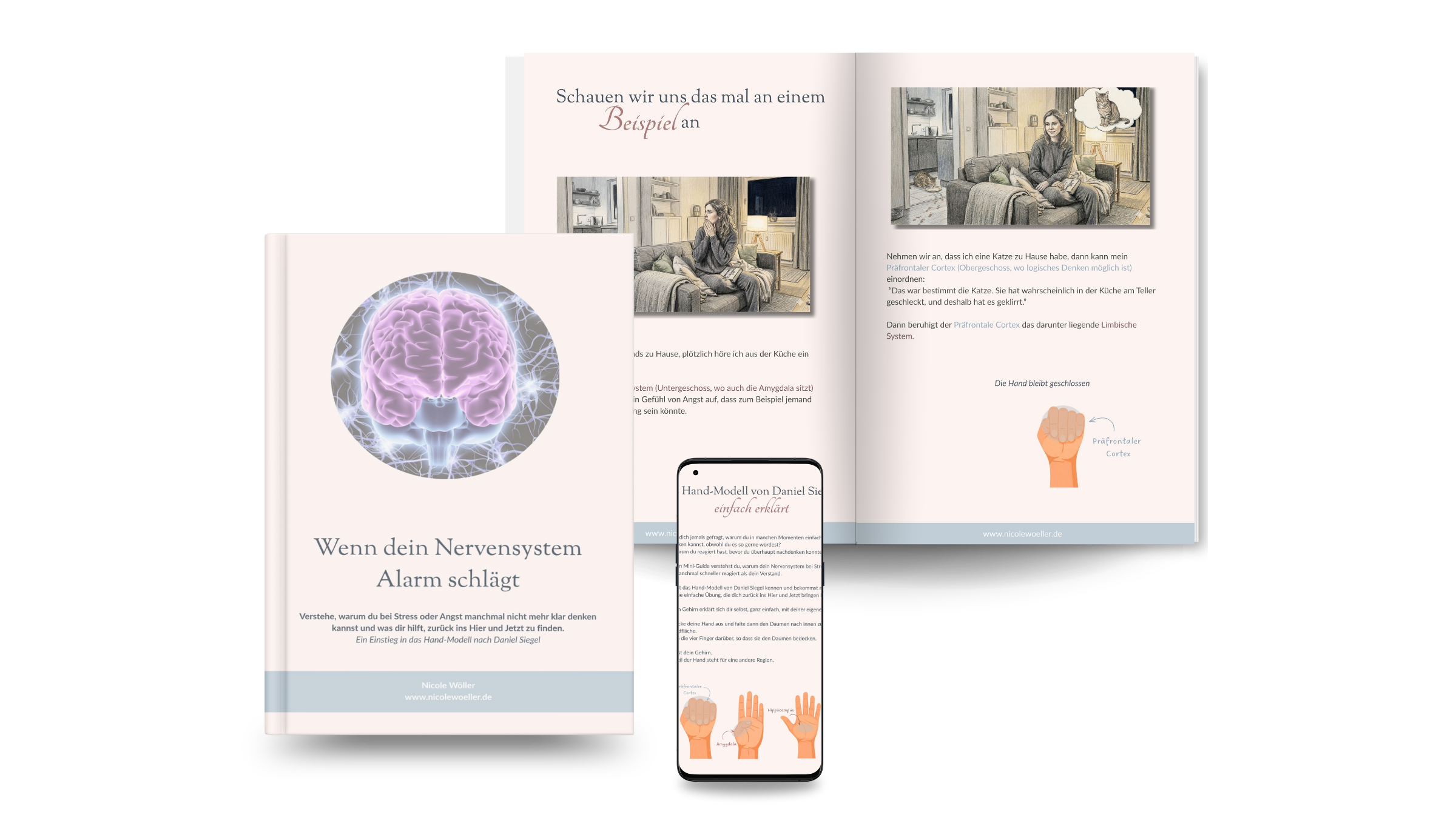 Mockup Nervensystem bei Stress