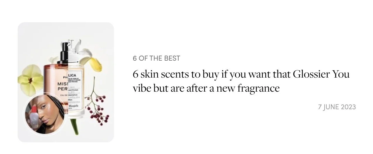 Best perfume alternatives to Glossier You