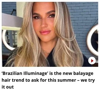 Review of Brazilian Illuminage balayage hair trend