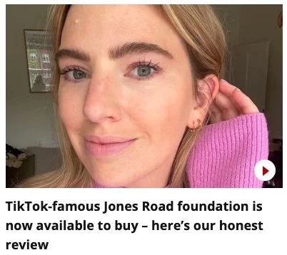 Honest review of Jones Road's TikTok-famous foundation