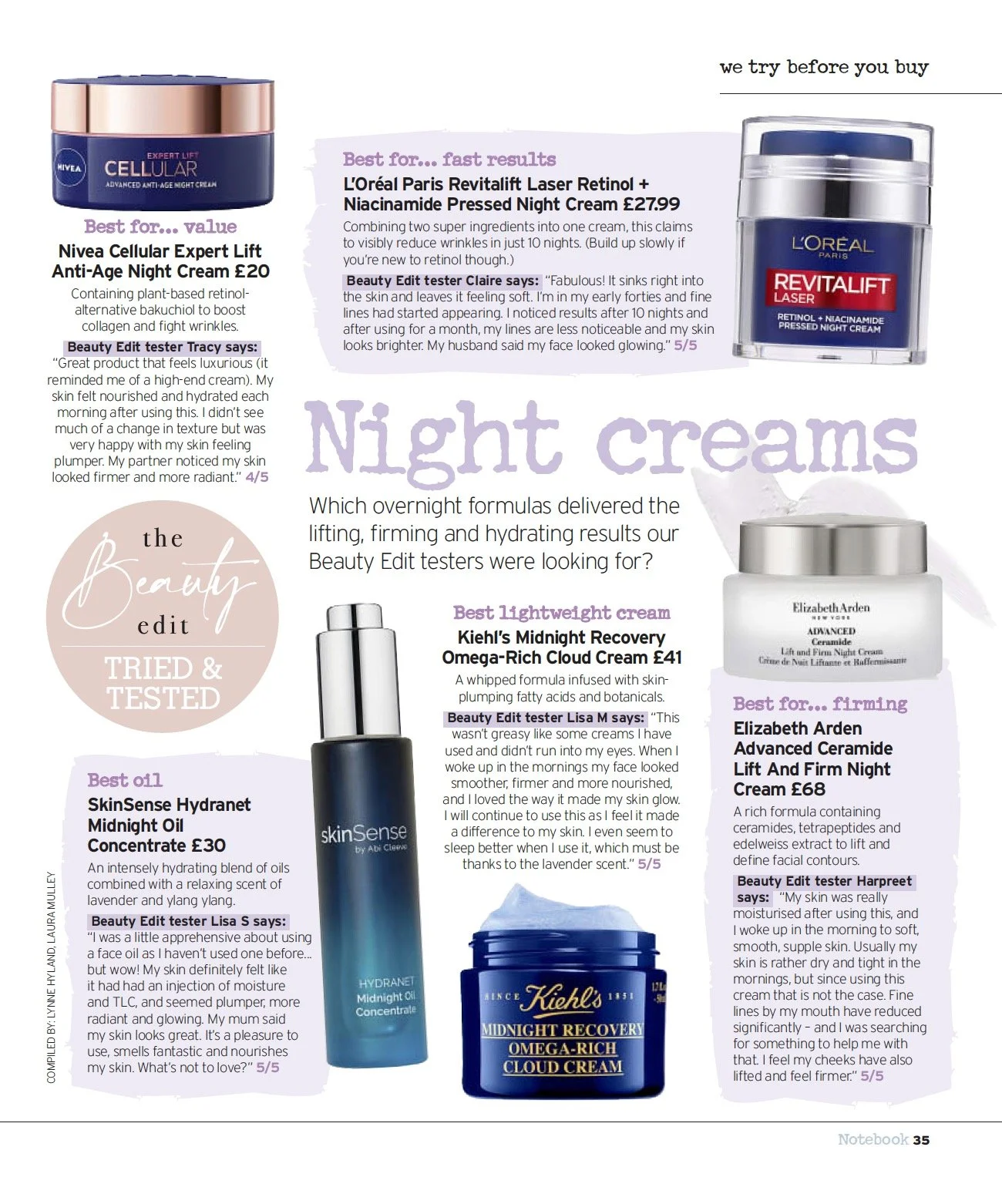 Best anti-ageing night creams reviewed