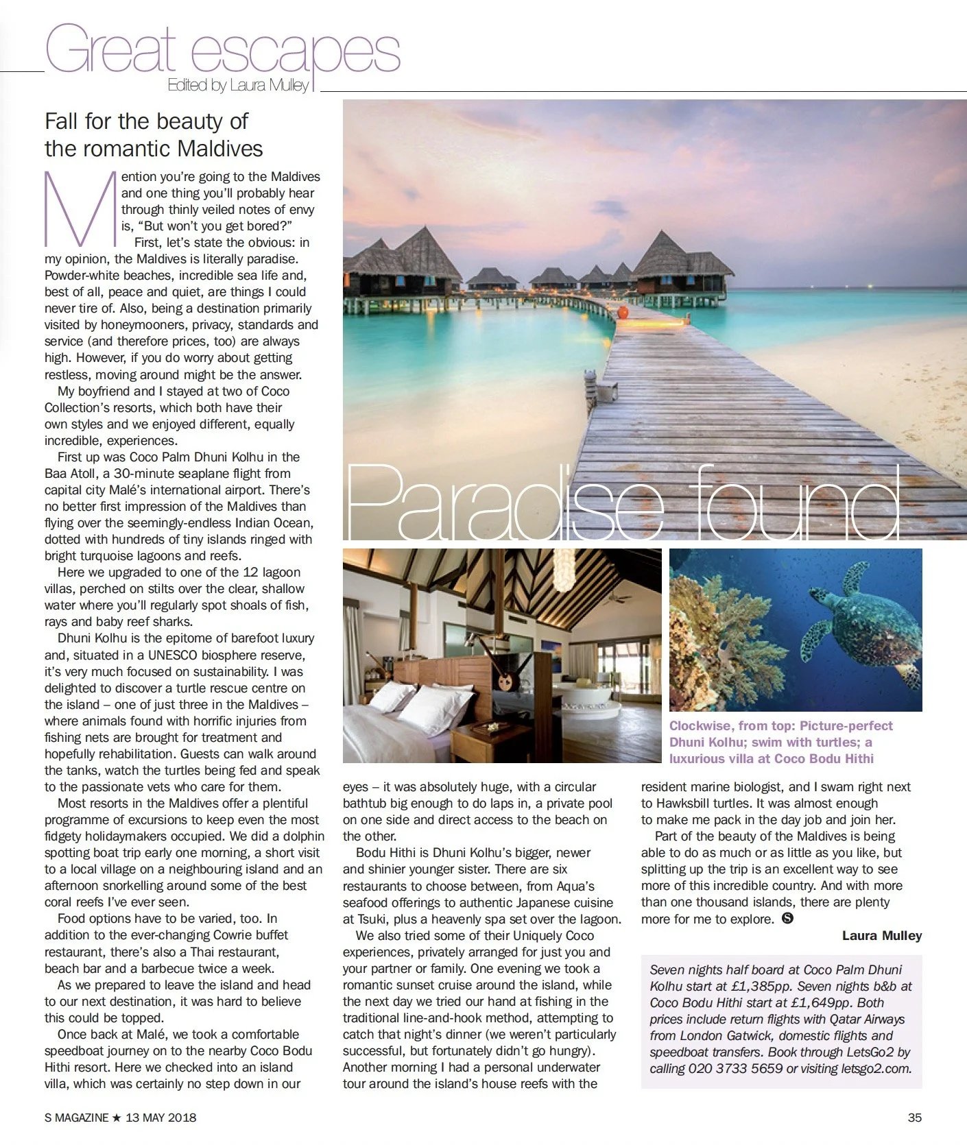 Article on the Maldives