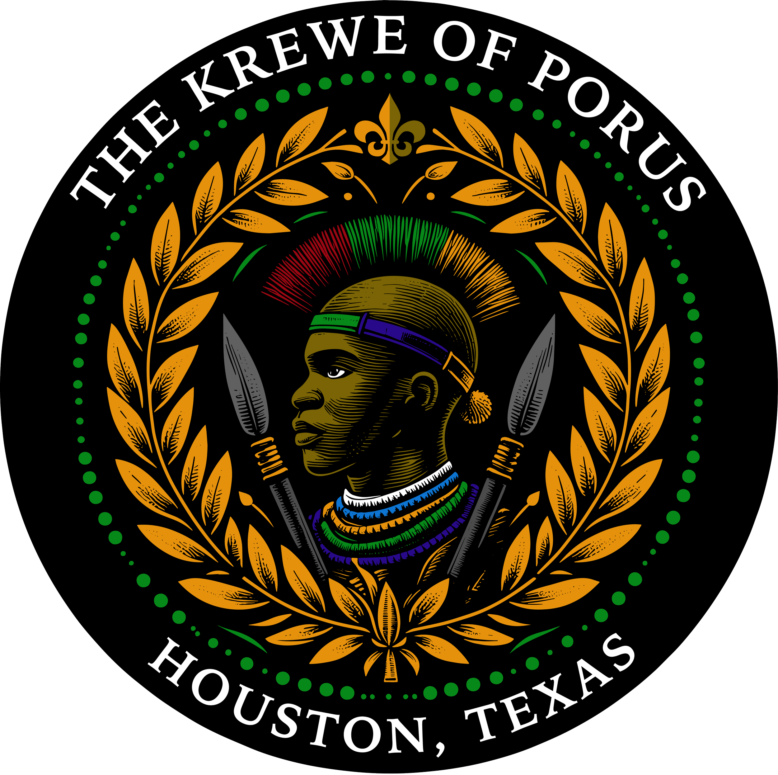The Krewe of Porus Official Crest