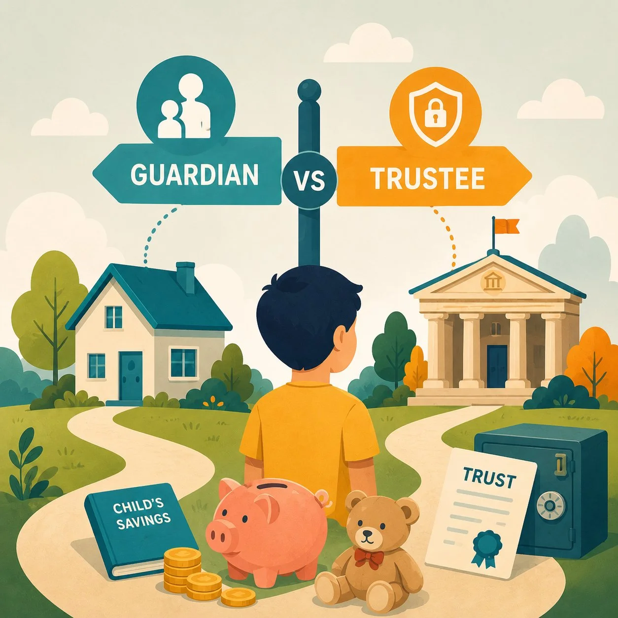 "Who Manages Your Child's Money? The Guardian vs. Trustee Question"