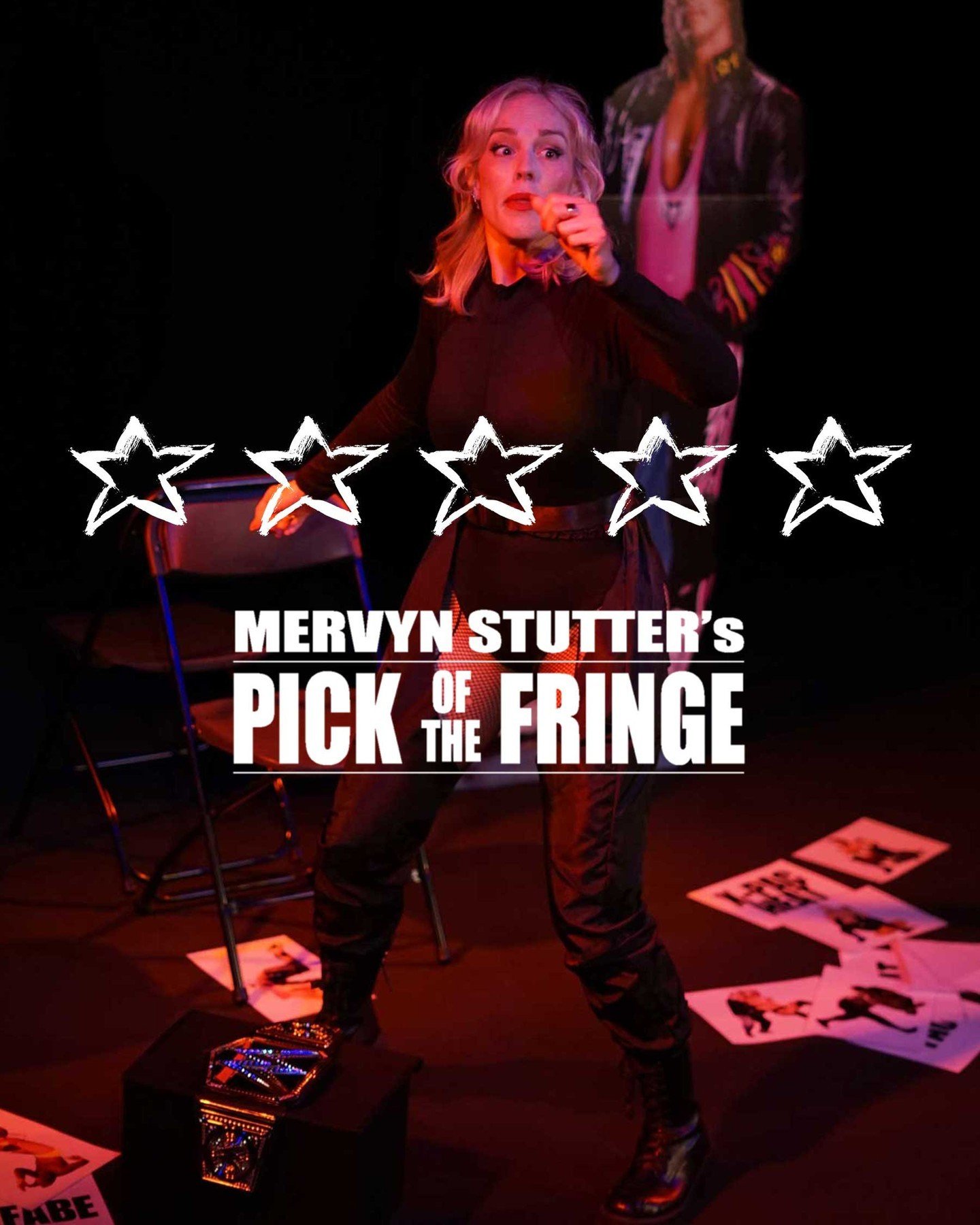 CHOKESLAM has received ⭐️⭐️⭐️⭐️⭐️ and been named PICK OF THE FRINGE by Mervyn Stutter (@mervspotfringe)!⁠
⁠
Very grateful to have the opportunity to perform in front of hundreds of Fringe-goers at The Pleasance Courtyard (@thepleasance) and showcase 
