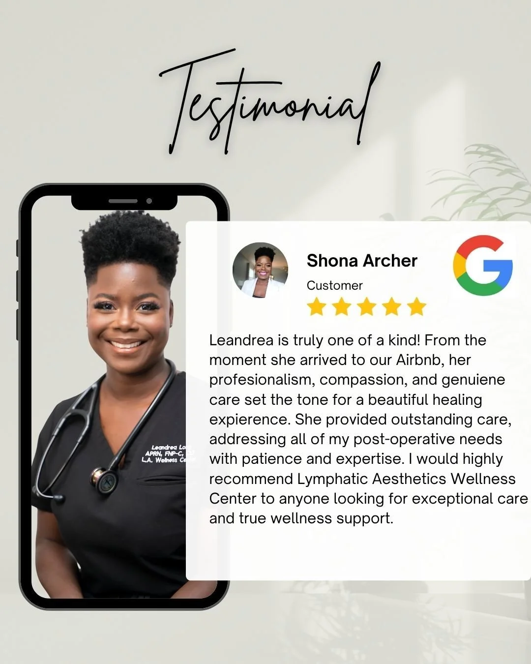 I appreciate each and everyone of my clients. I thank you for trusting me with healthcare journey wither it's managing your lymphedema swelling, helping you navigate your surgical recovery or boosting your immunity with IV hydration and vitamin shots