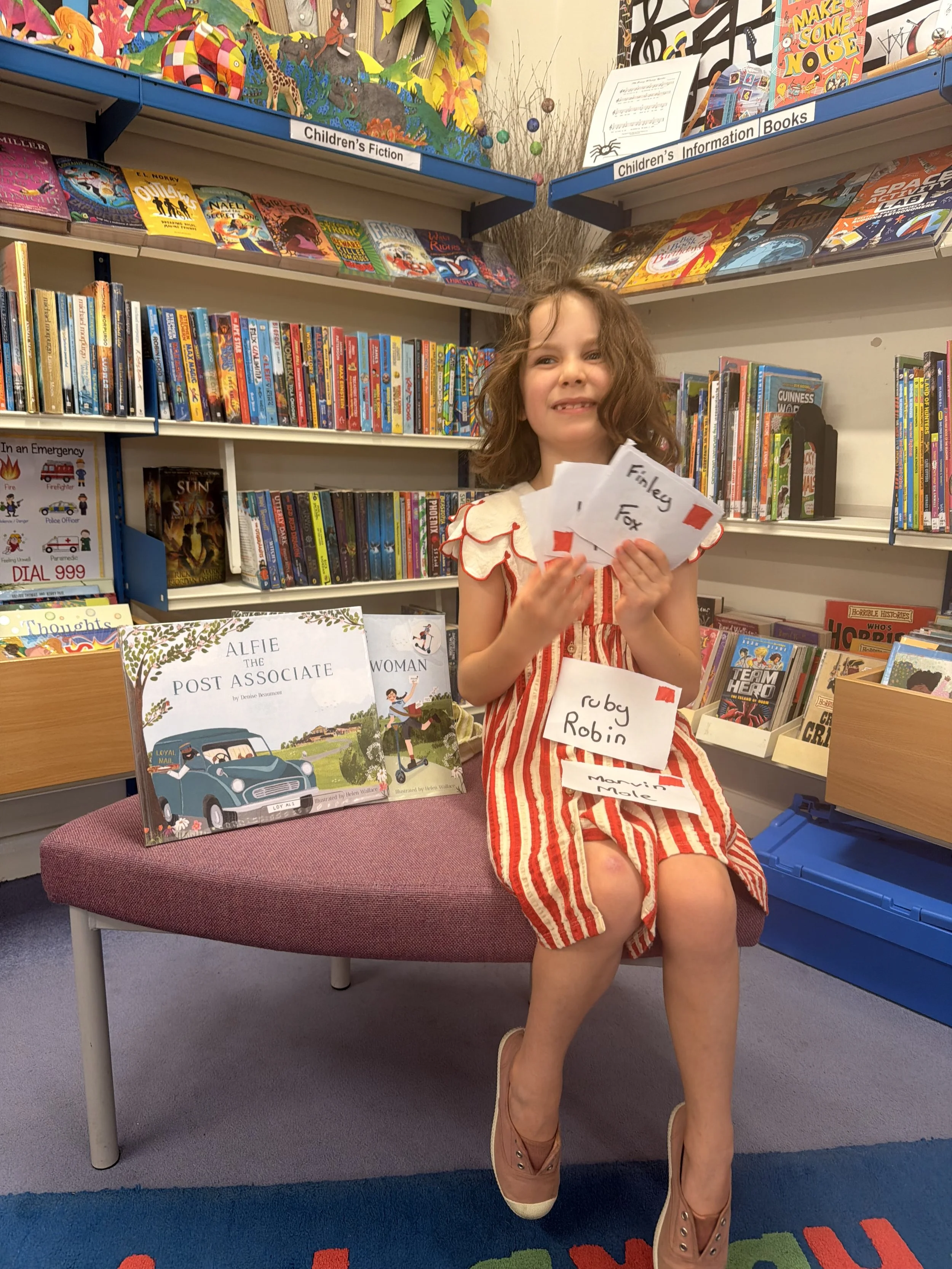Summer Reading, Storytime and a Very Special Postbag at North Leigh Library