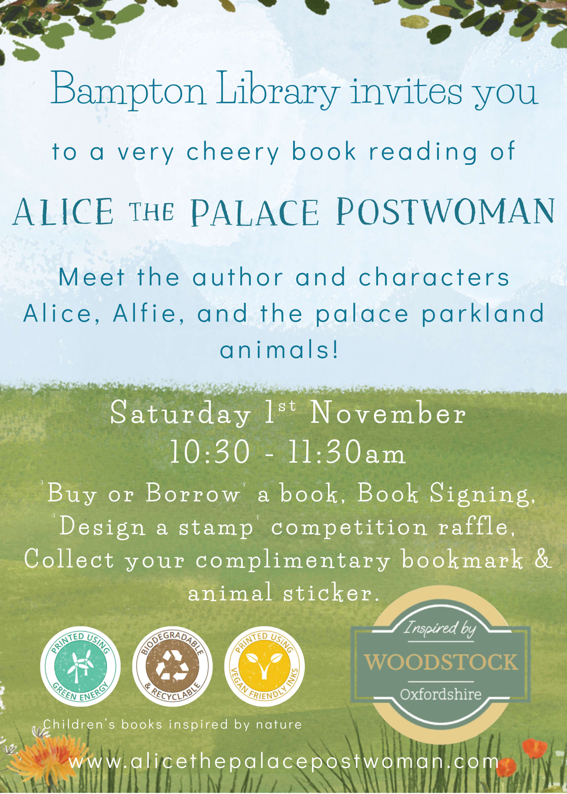 Upcoming Events — Alice The Palace Postwoman