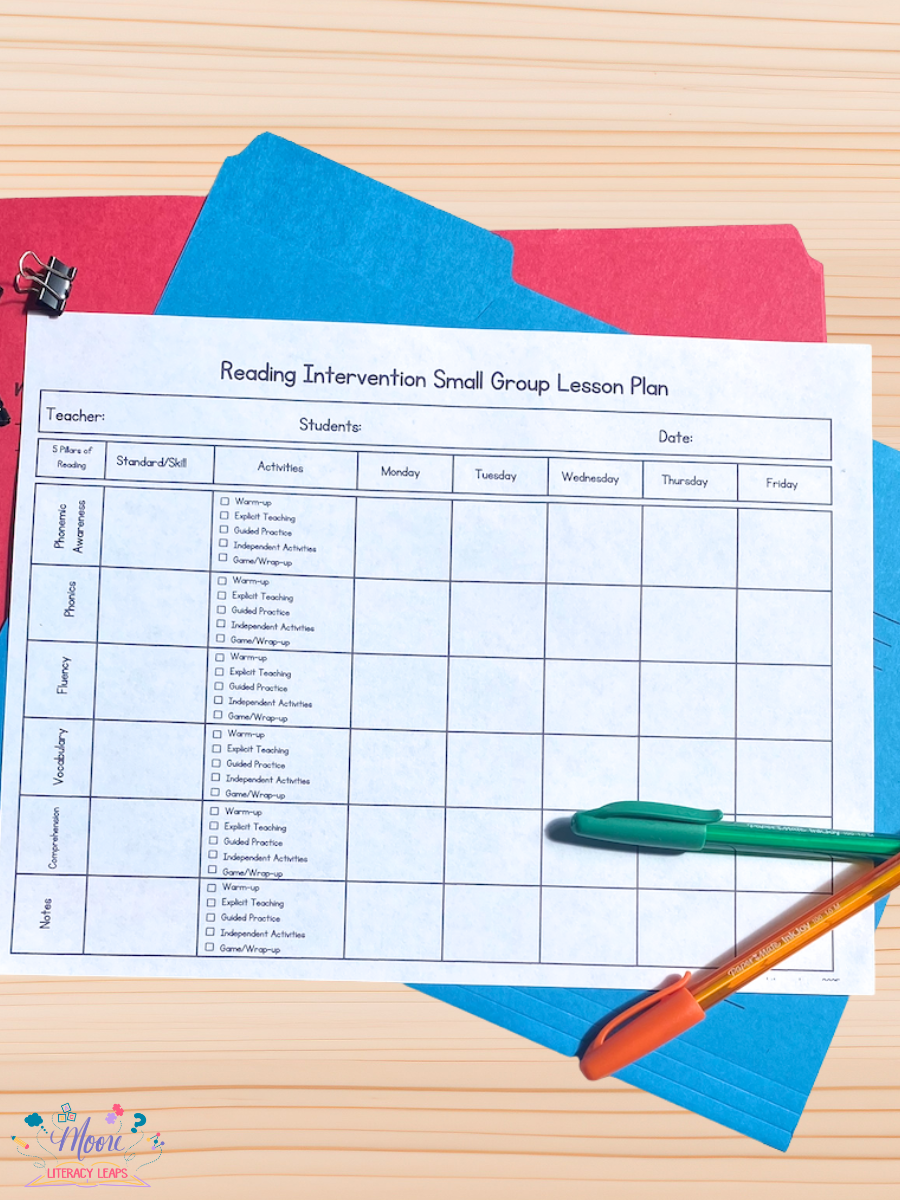 Editable Lesson Plan Template